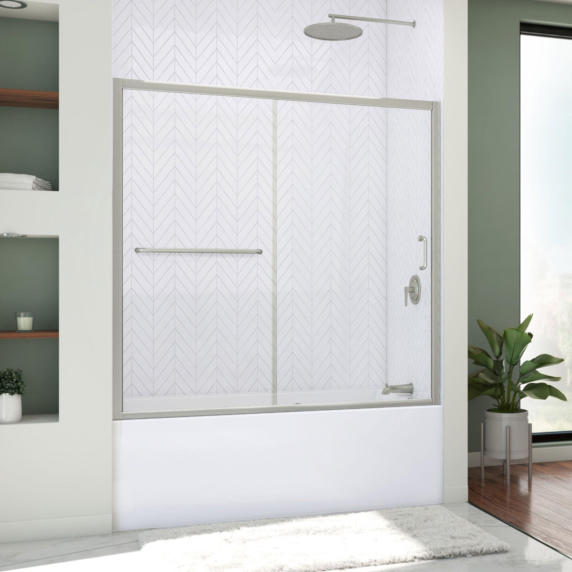 DreamLine Infinity-Z 56-60" W Tub Door & Backwalls
