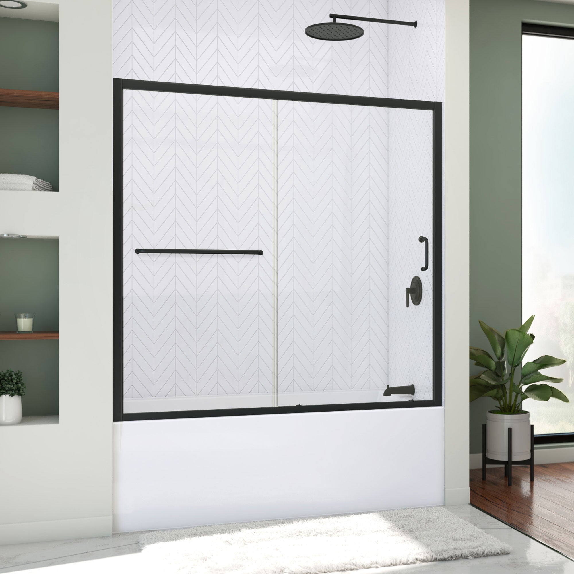 DreamLine Infinity-Z 56-60" W Tub Door & Backwalls