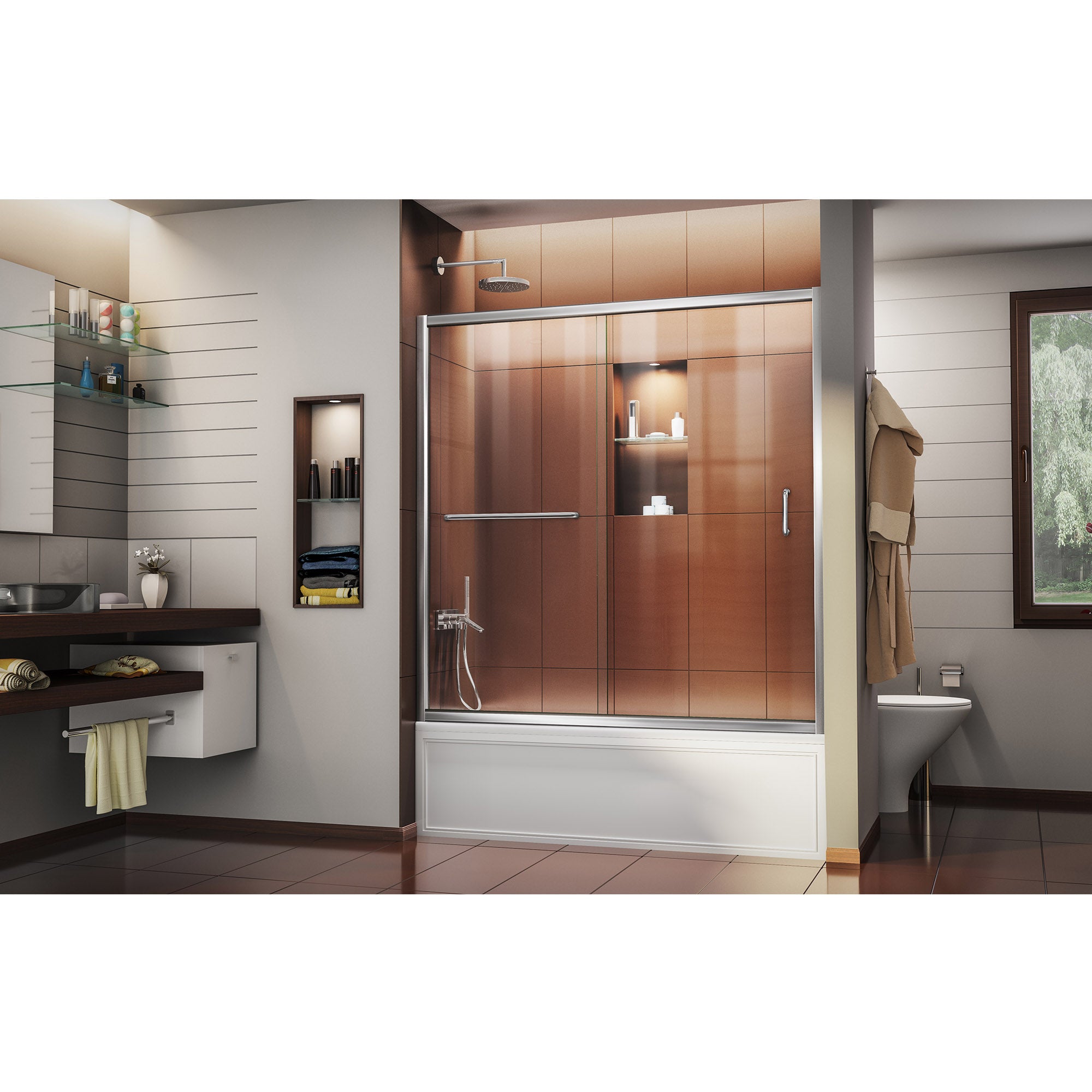 DreamLine Infinity-Z 56-60" W Sliding Tub Door