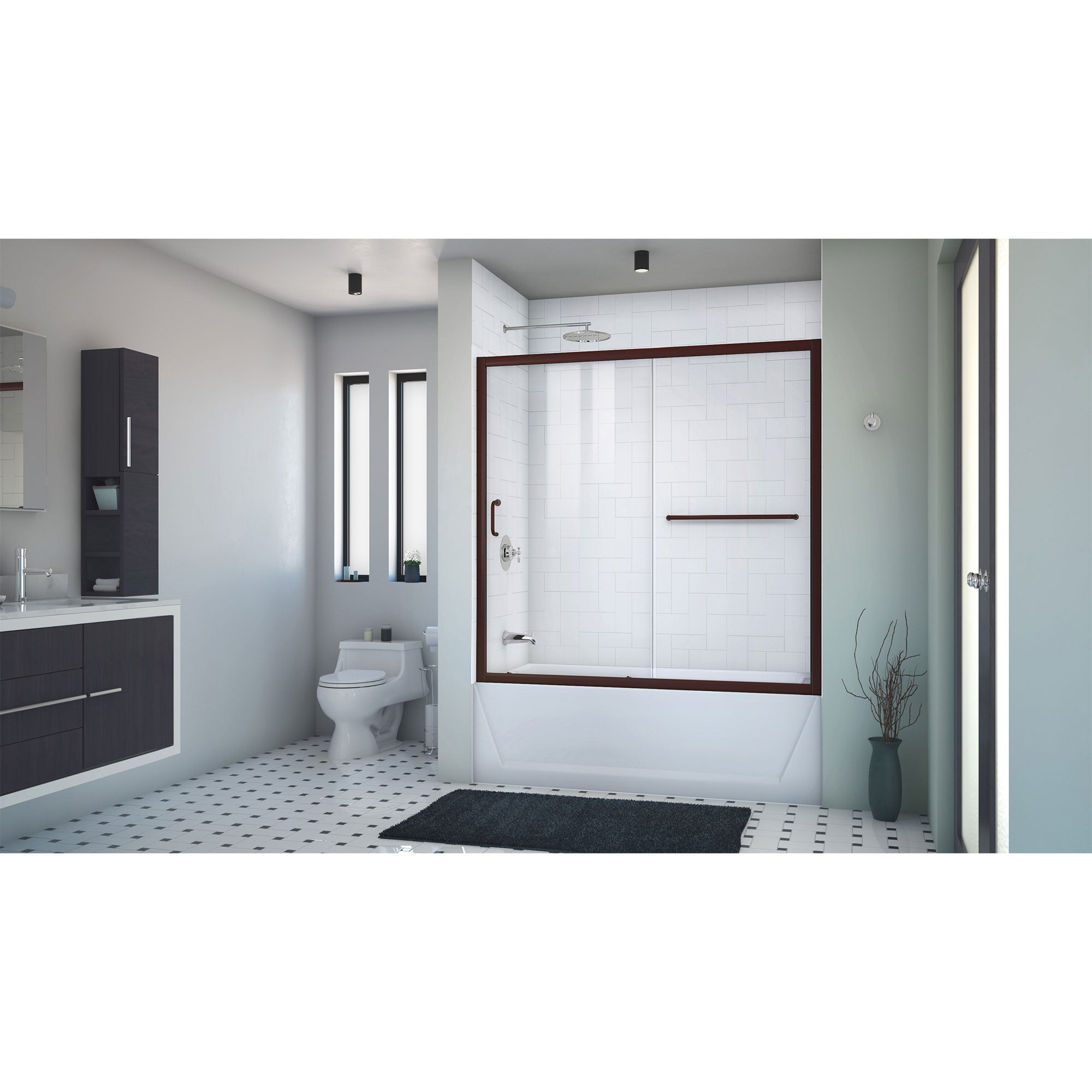 DreamLine Infinity-Z 56-60" W Sliding Tub Door