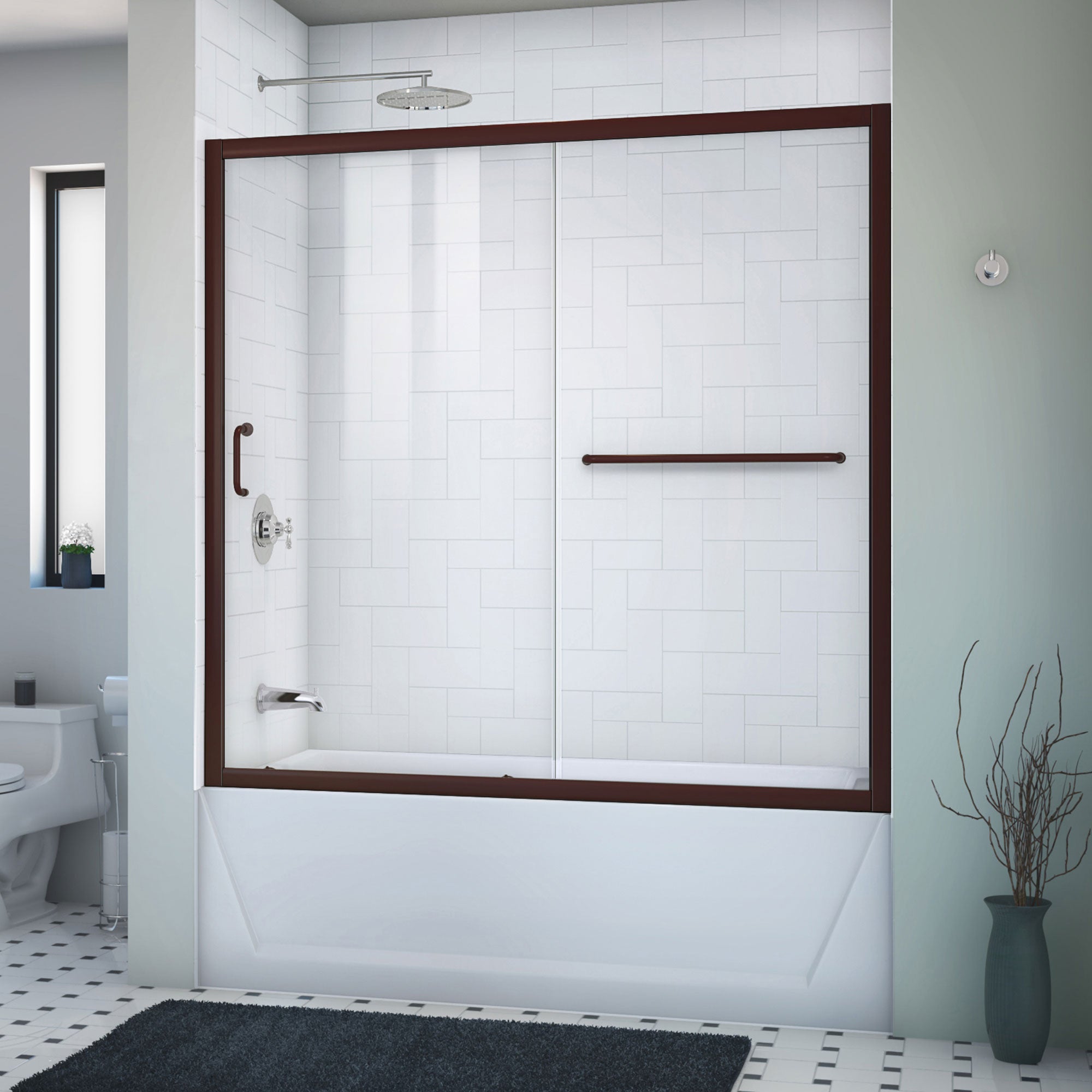 DreamLine Infinity-Z 56-60" W Sliding Tub Door