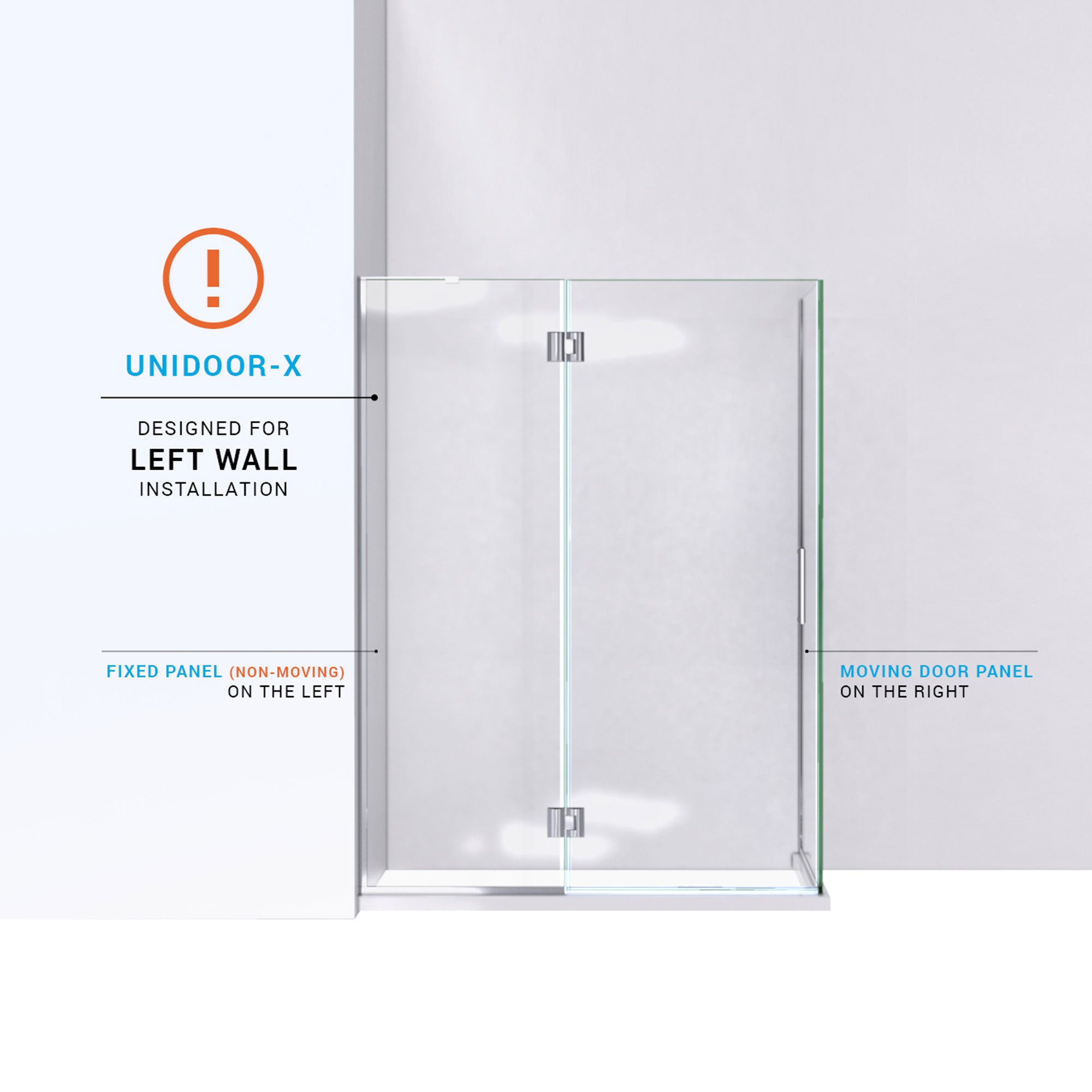 DreamLine Unidoor-X 48.38" W Shower Enclosure