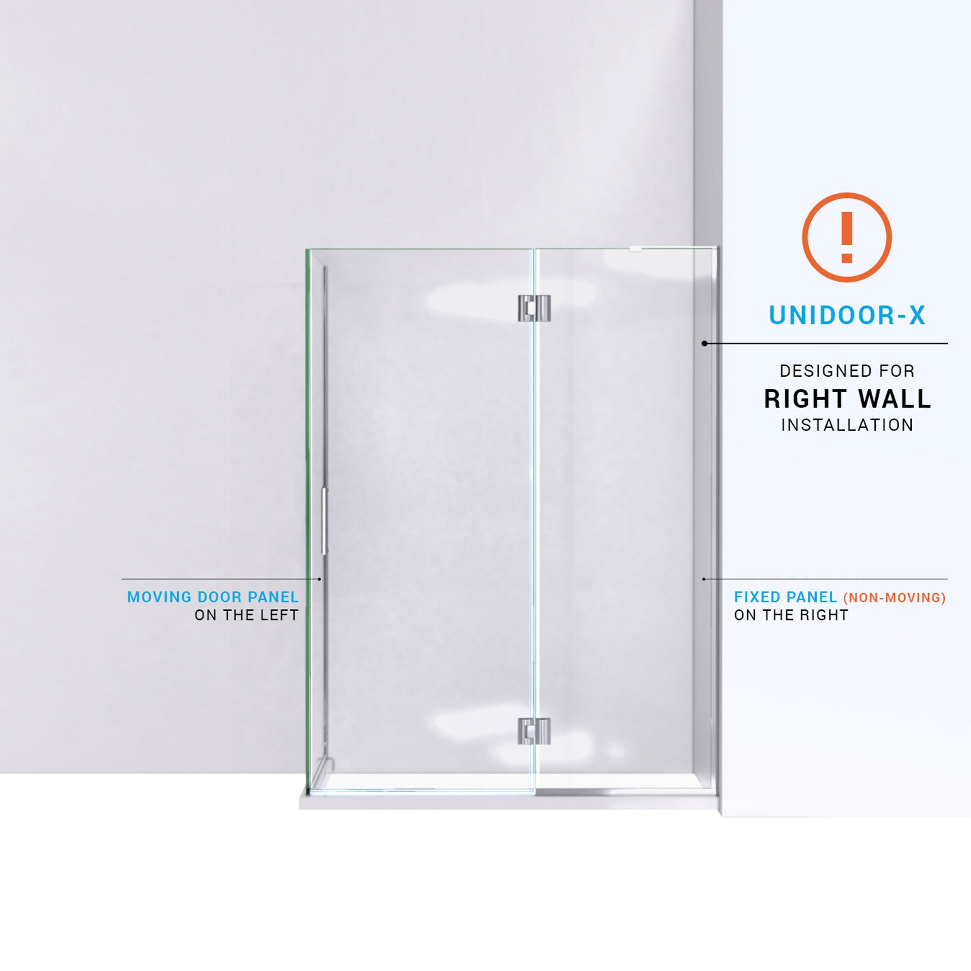 DreamLine Unidoor-X 48.38" W Shower Enclosure
