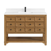 James Martin Malibu 48" Single Vanity in Amber Birch with 3cm Countertop