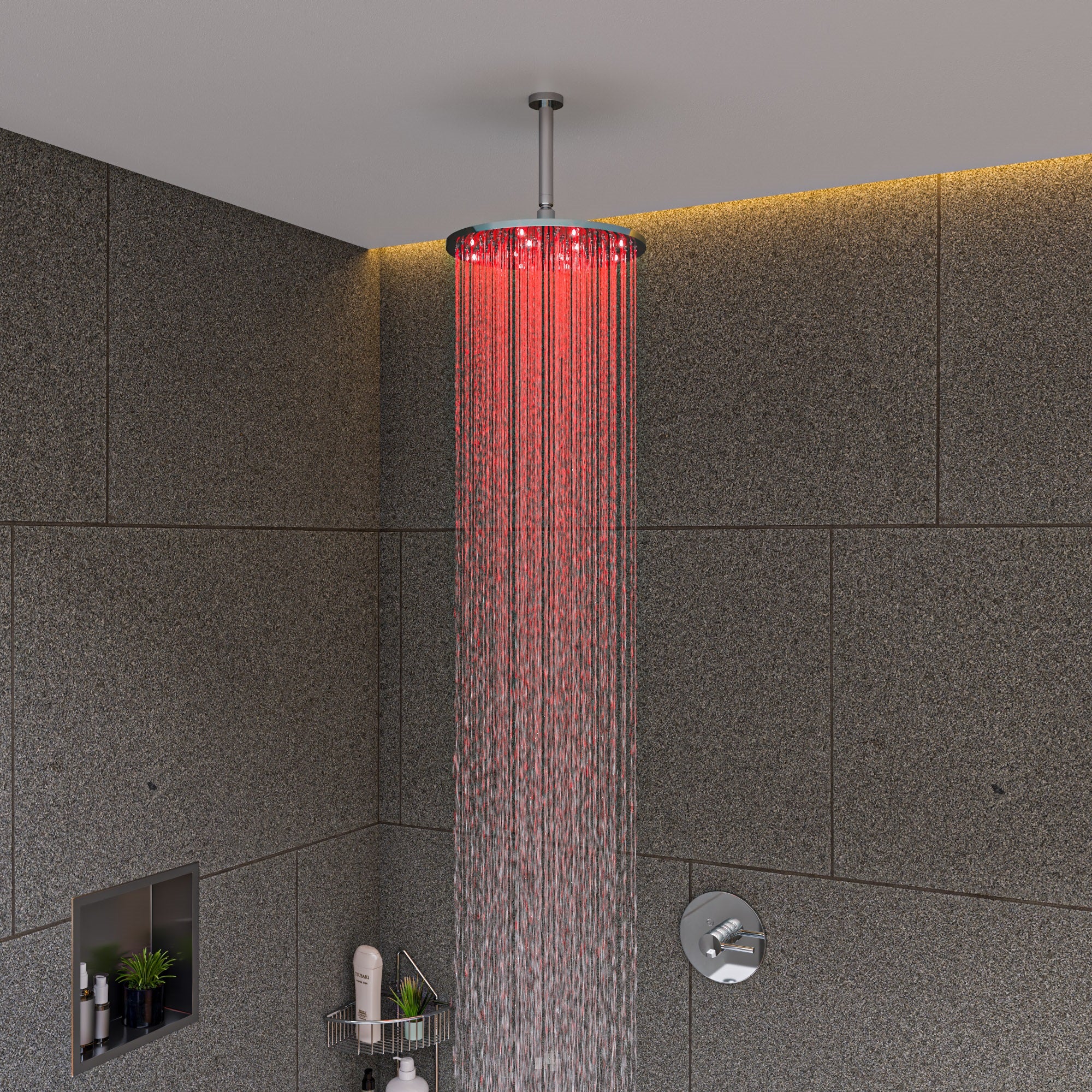 ALFI brand AB1601 Pressure Balanced Round Shower Mixer