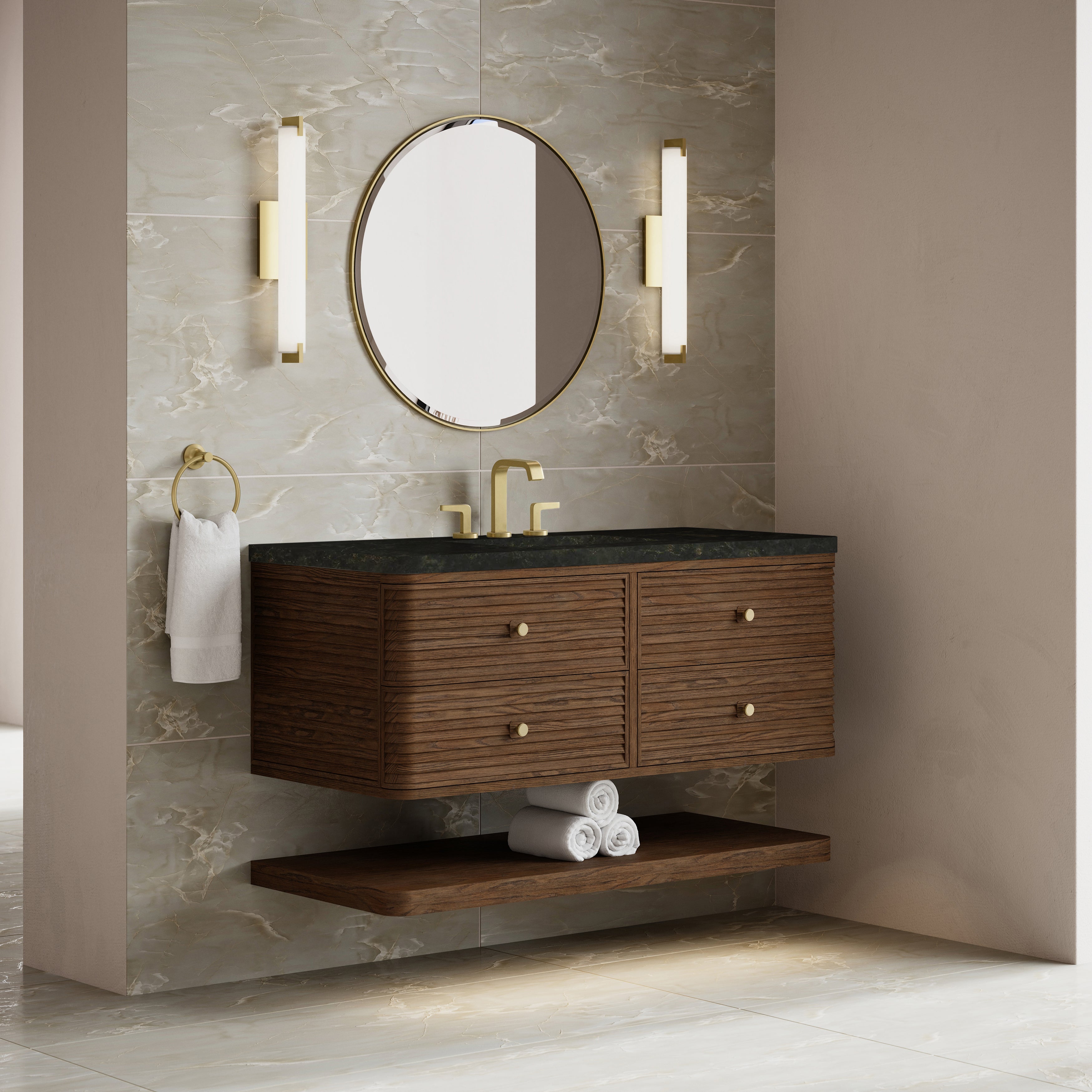 James Martin Allamari 48" Single Vanity in Sable with 3cm Countertop