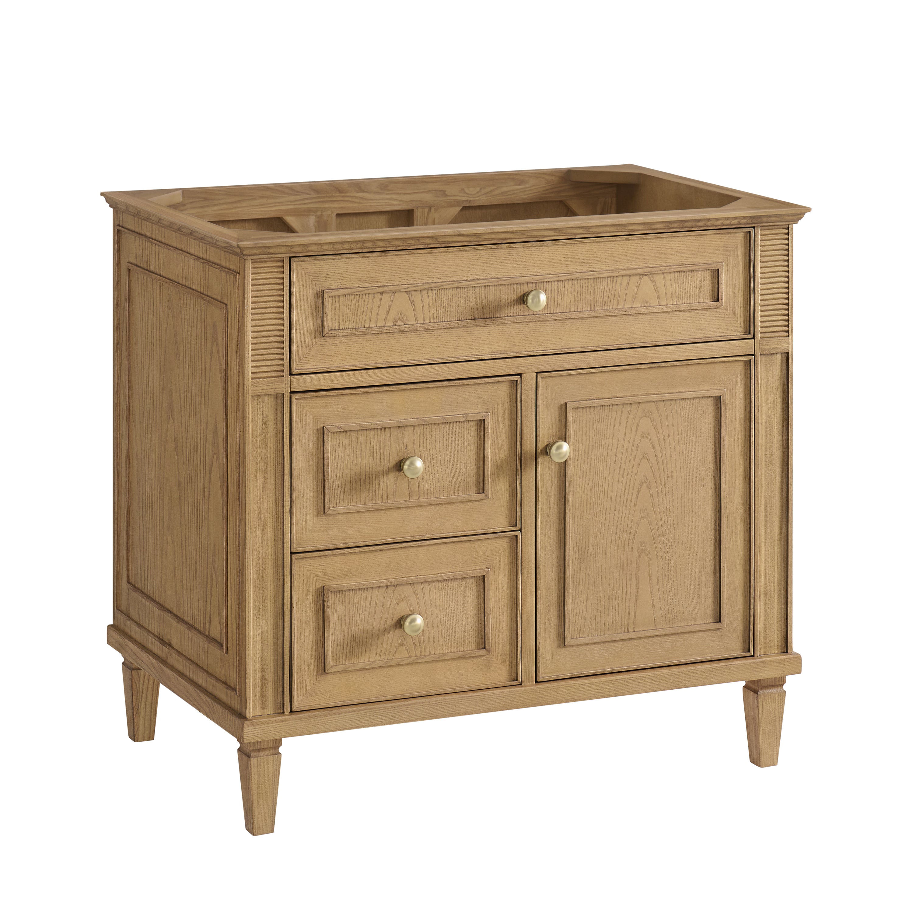 James Martin Lorelai 36" Single Vanity in Light Natural Oak with 3cm Countertop