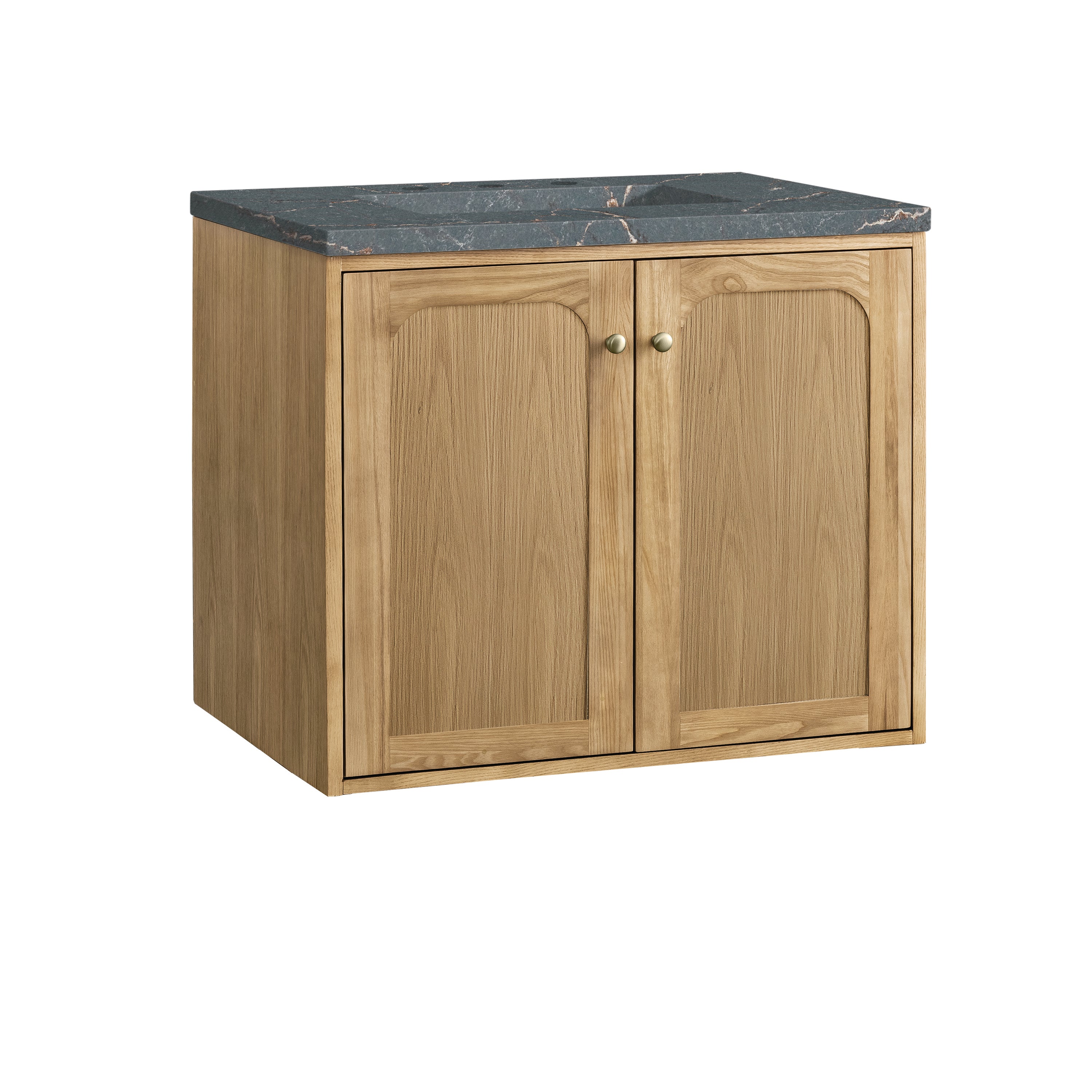 James Martin Laurent 30" Single Vanity in Light Natural Oak with 3cm Countertop
