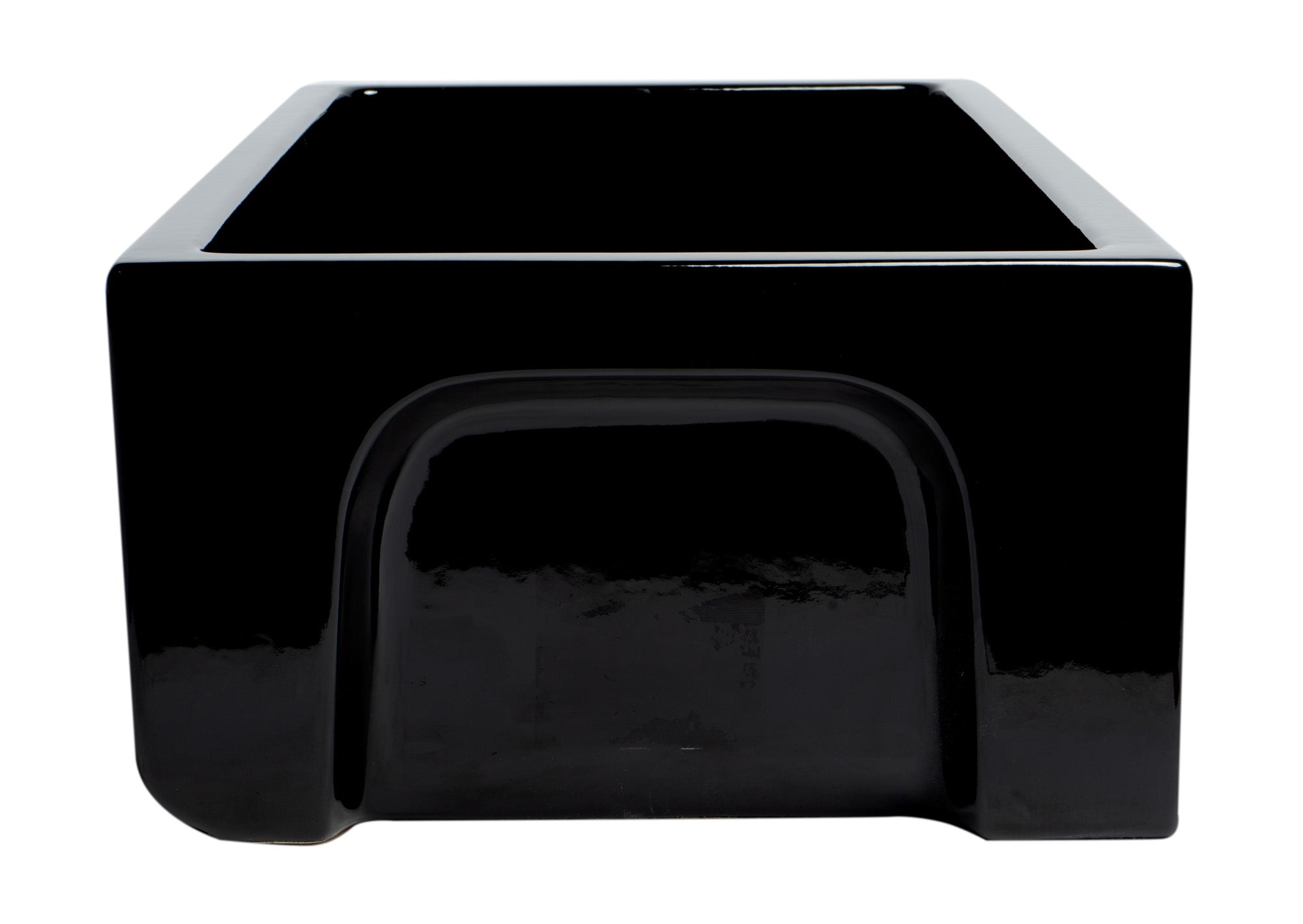 ALFI brand AB3618HS Reversible Smooth / Fluted Single Bowl Fireclay Farm Sink