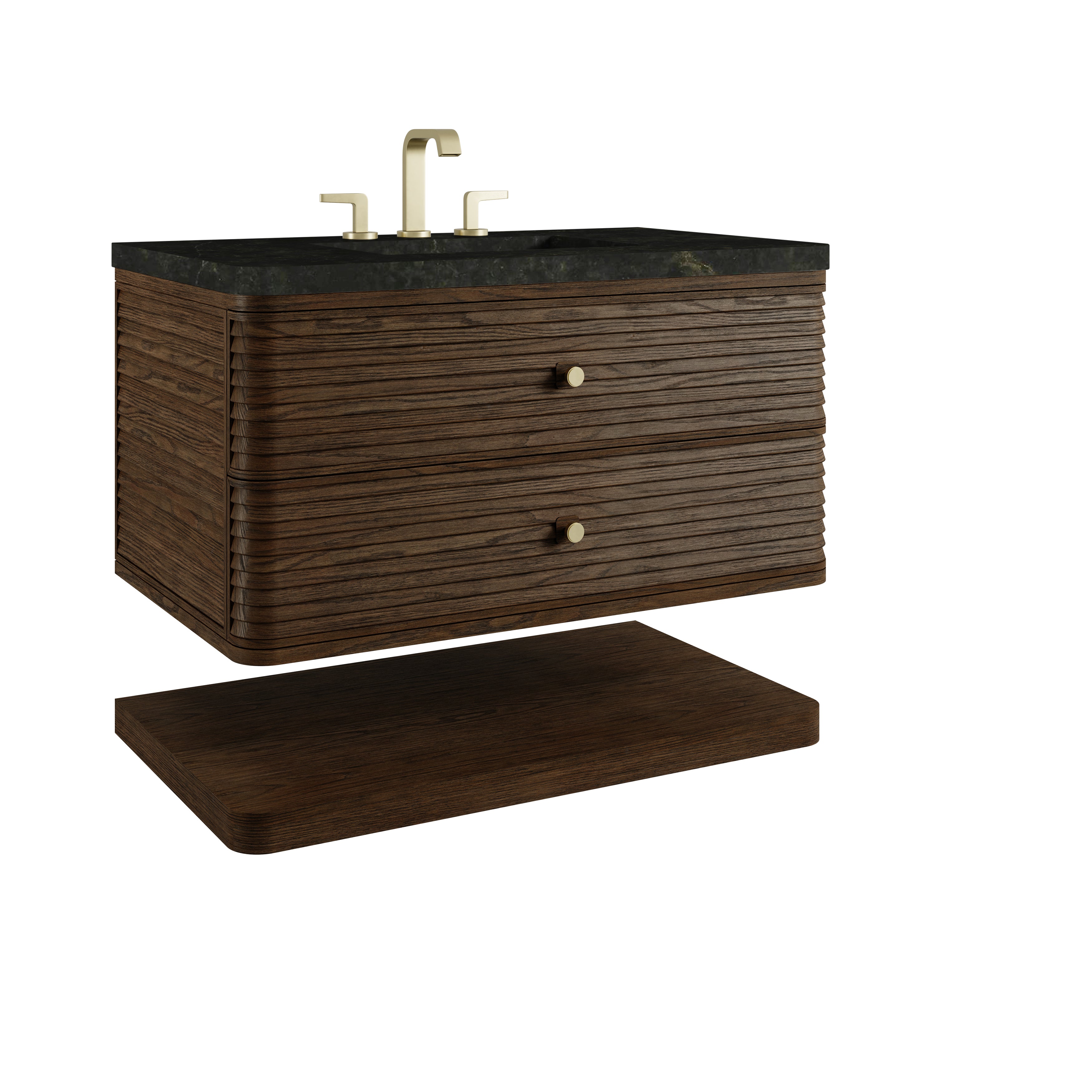 James Martin Allamari 36" Single Vanity in Sable with 3cm Countertop