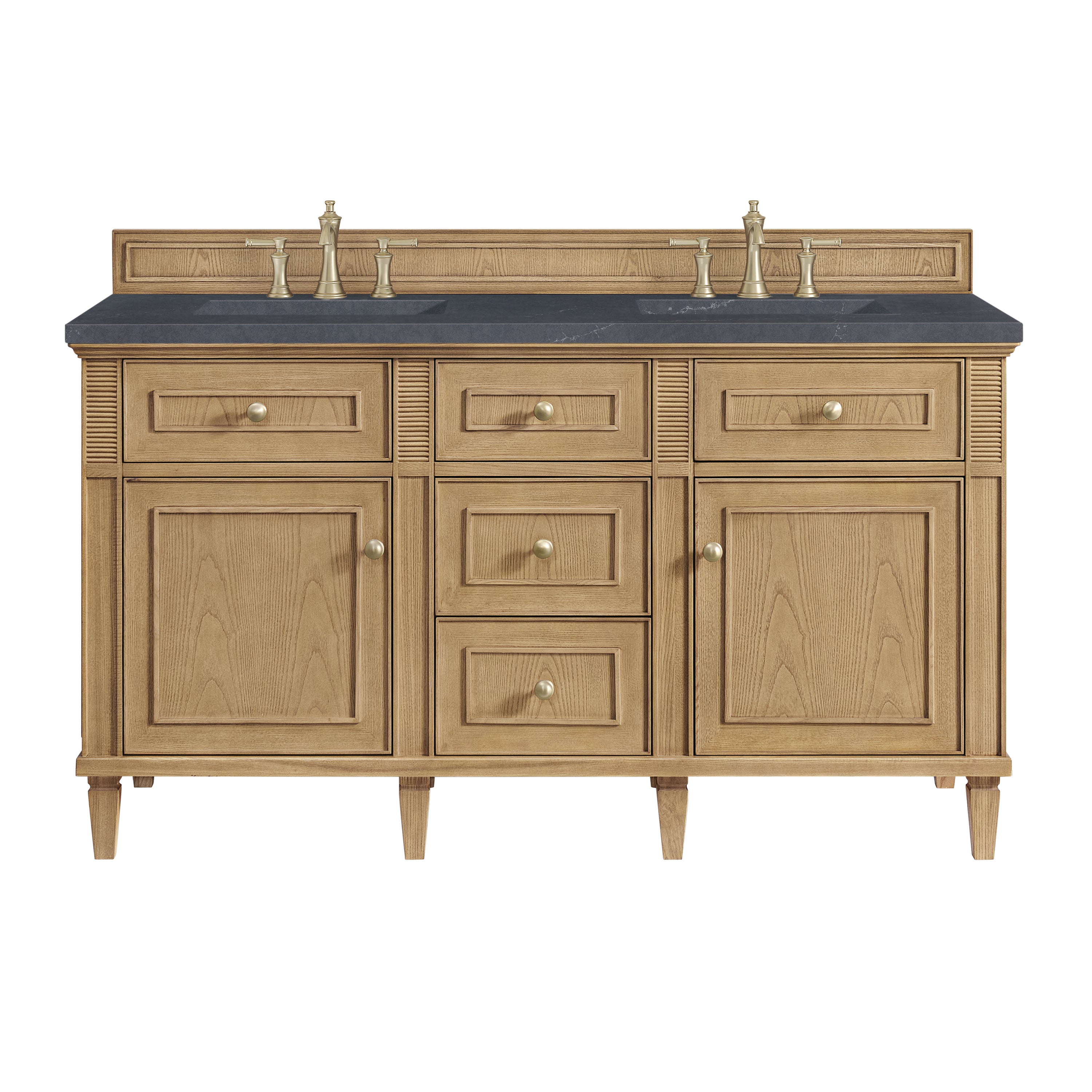 James Martin Lorelai 60" Double Vanity in Light Natural Oak with 3cm Countertop