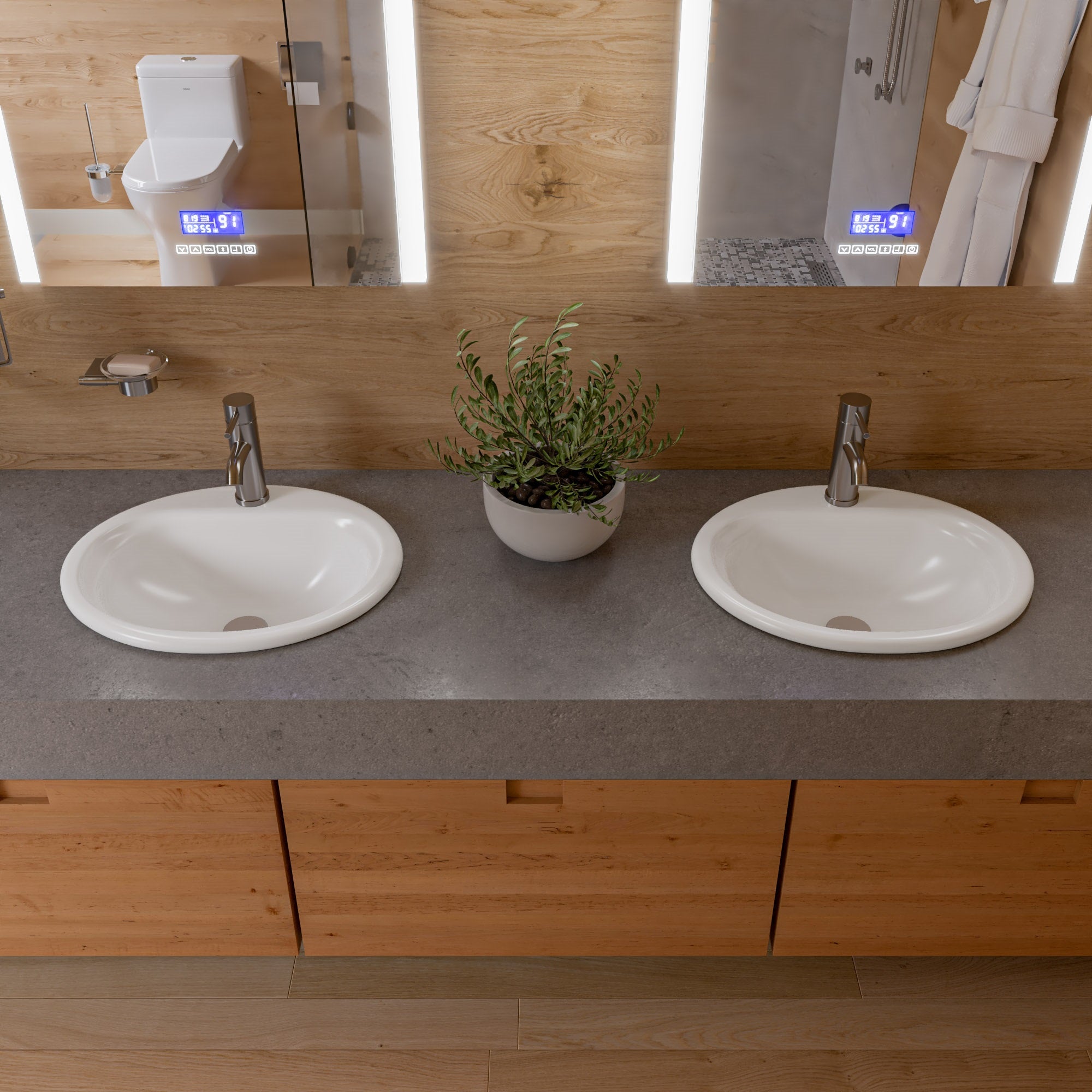 EAGO TB353 DUAL FLUSH ONE PIECE ECO-FRIENDLY HIGH EFFICIENCY LOW FLUSH CERAMIC TOILET