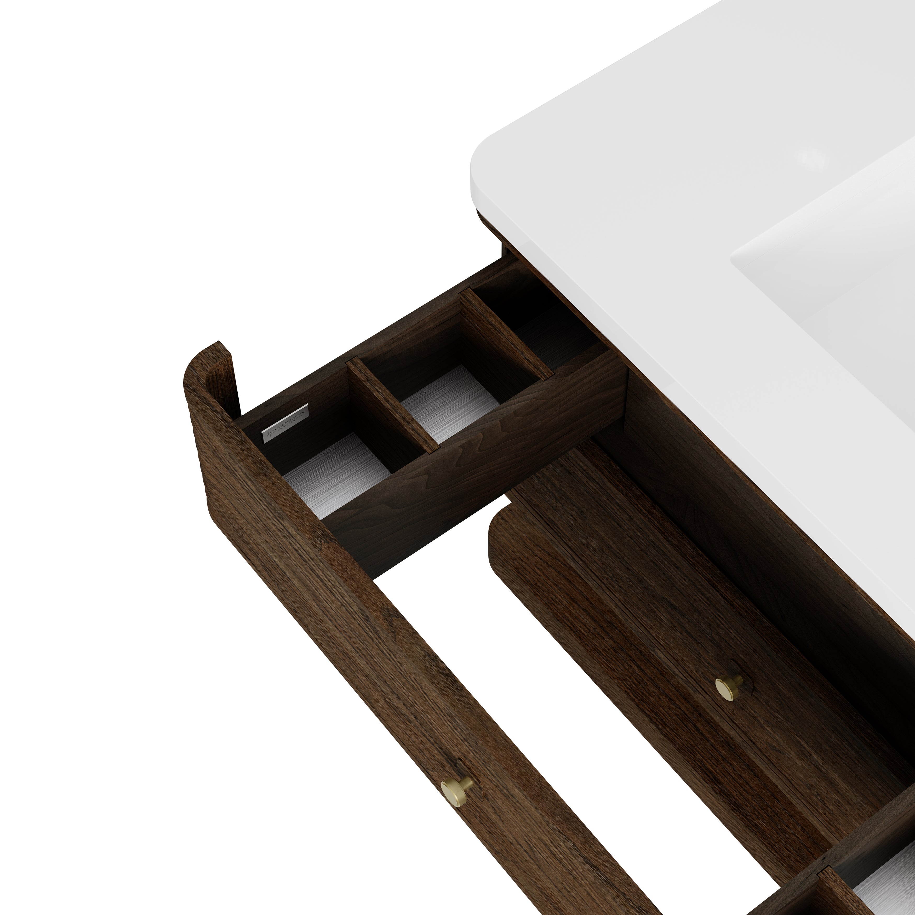 James Martin Allamari 36" Single Vanity in Sable with 3cm Countertop