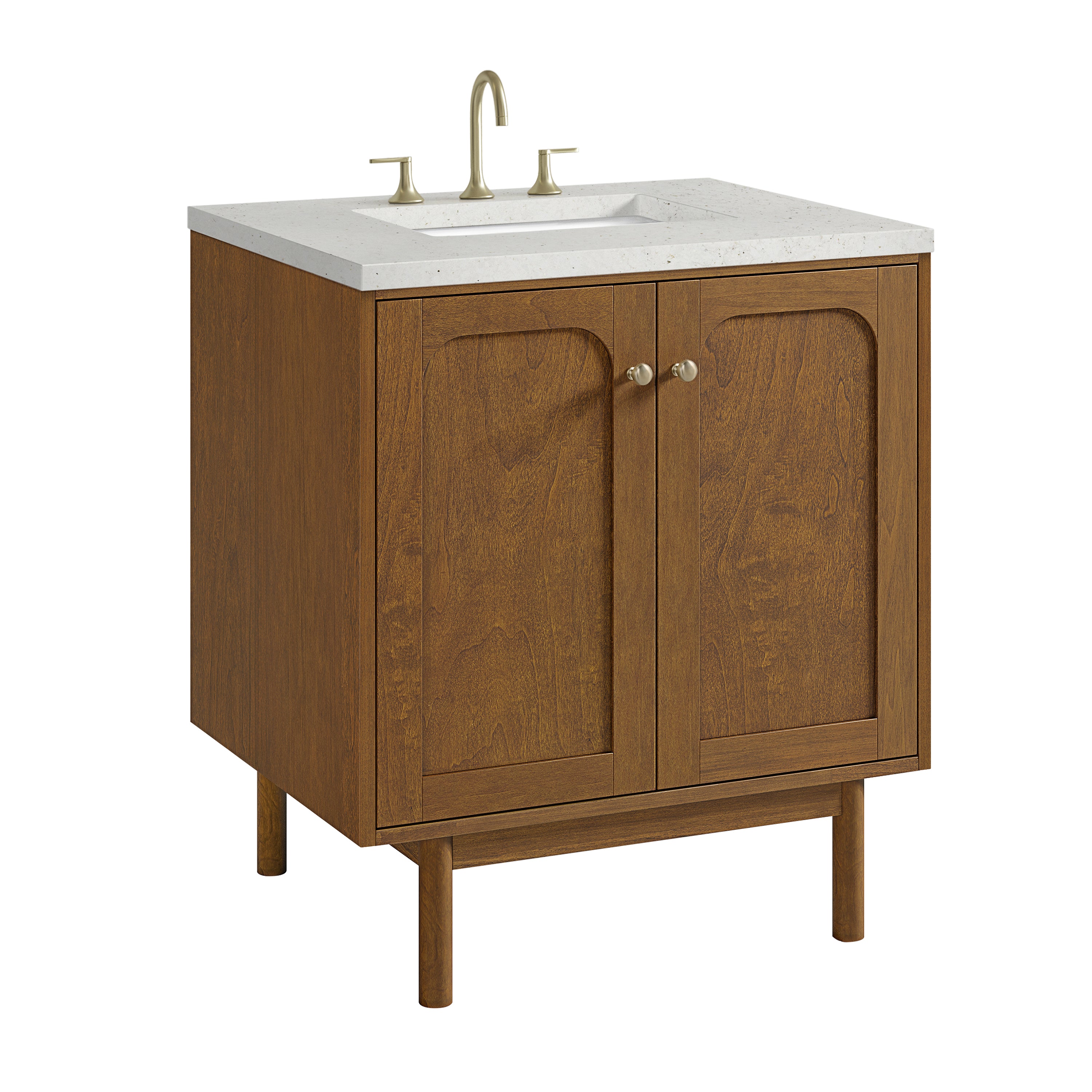 James Martin Laurent 30" Single Vanity in Honey Oak with 3cm Countertop