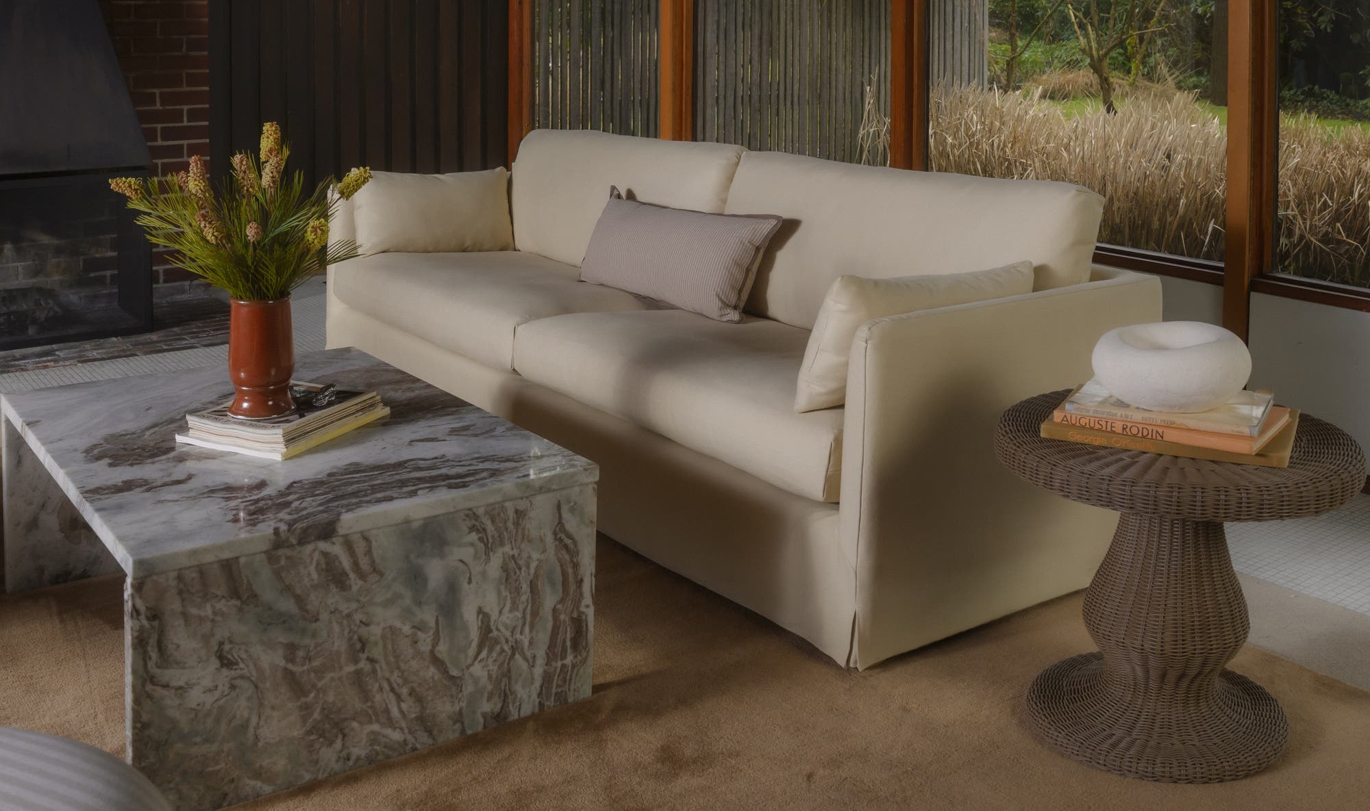 Moes Shea Sofa Wheat JP-1000