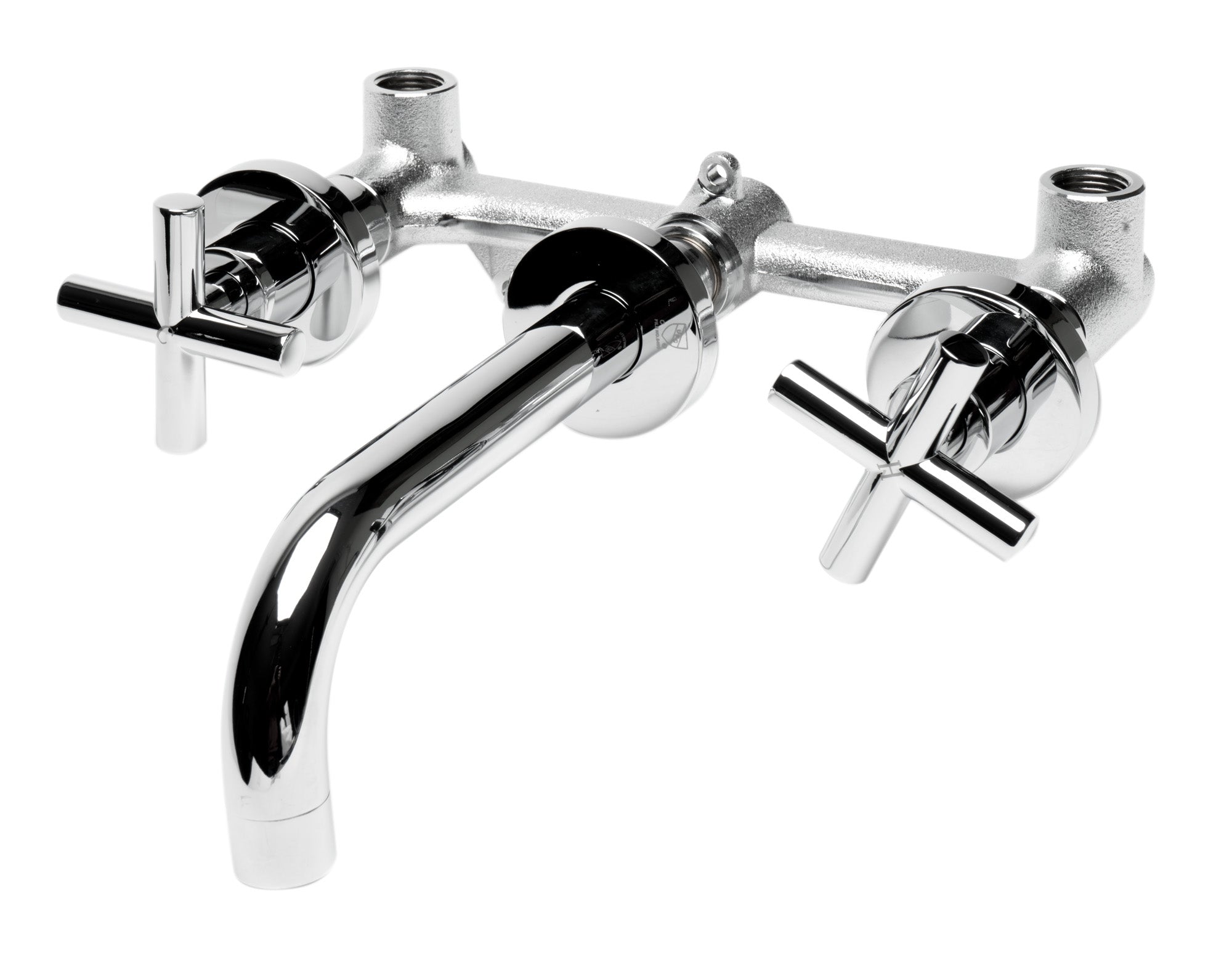 ALFI brand AB1035 8" Widespread Wall-Mounted Cross Handle Faucet
