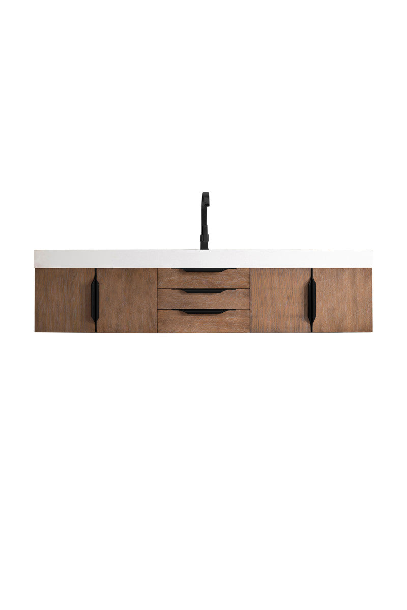 Columbia 72" Single Wall Mount Vanity Cabinet