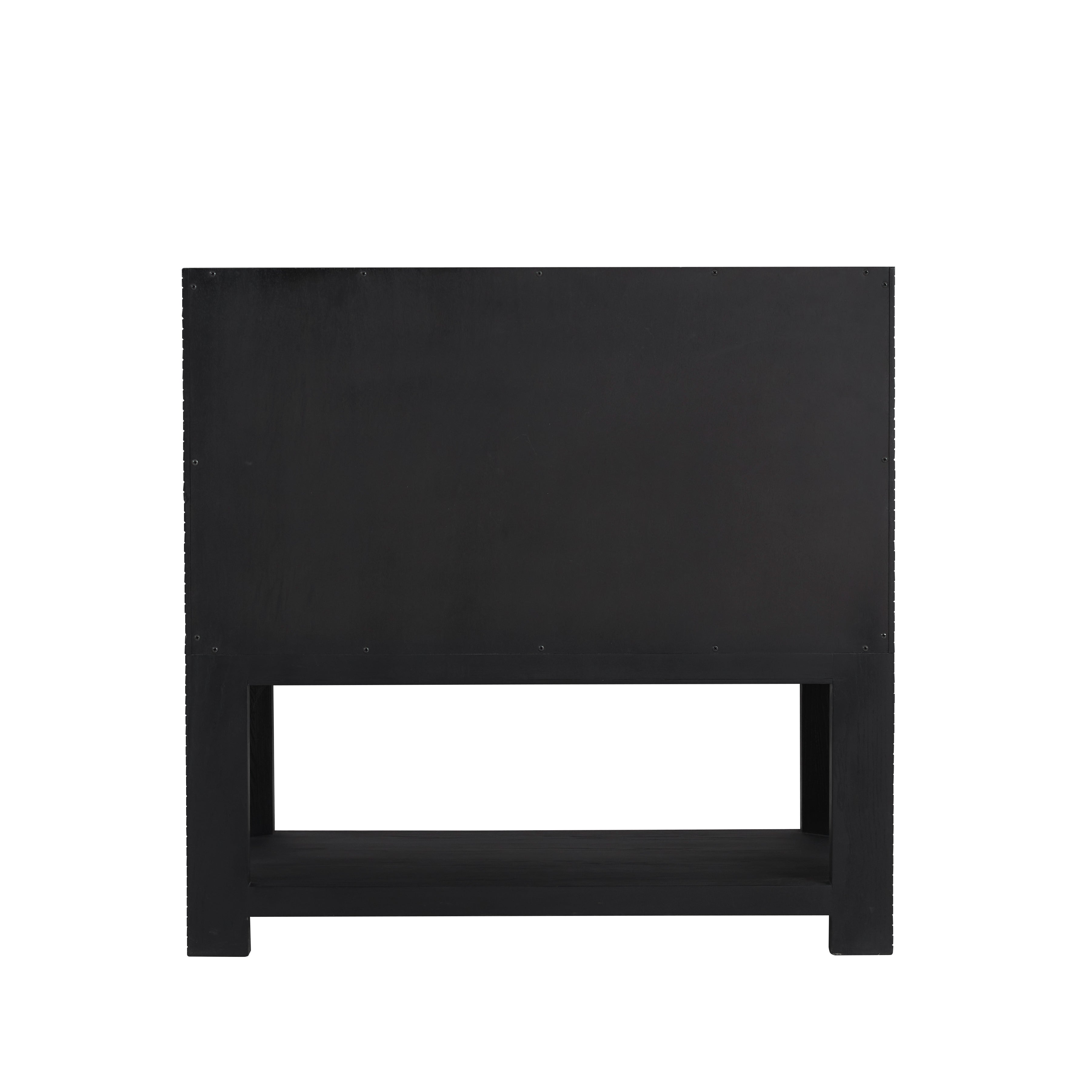 James Martin Lucian 36" Single Vanity in Carbon Oak with 3cm Countertop