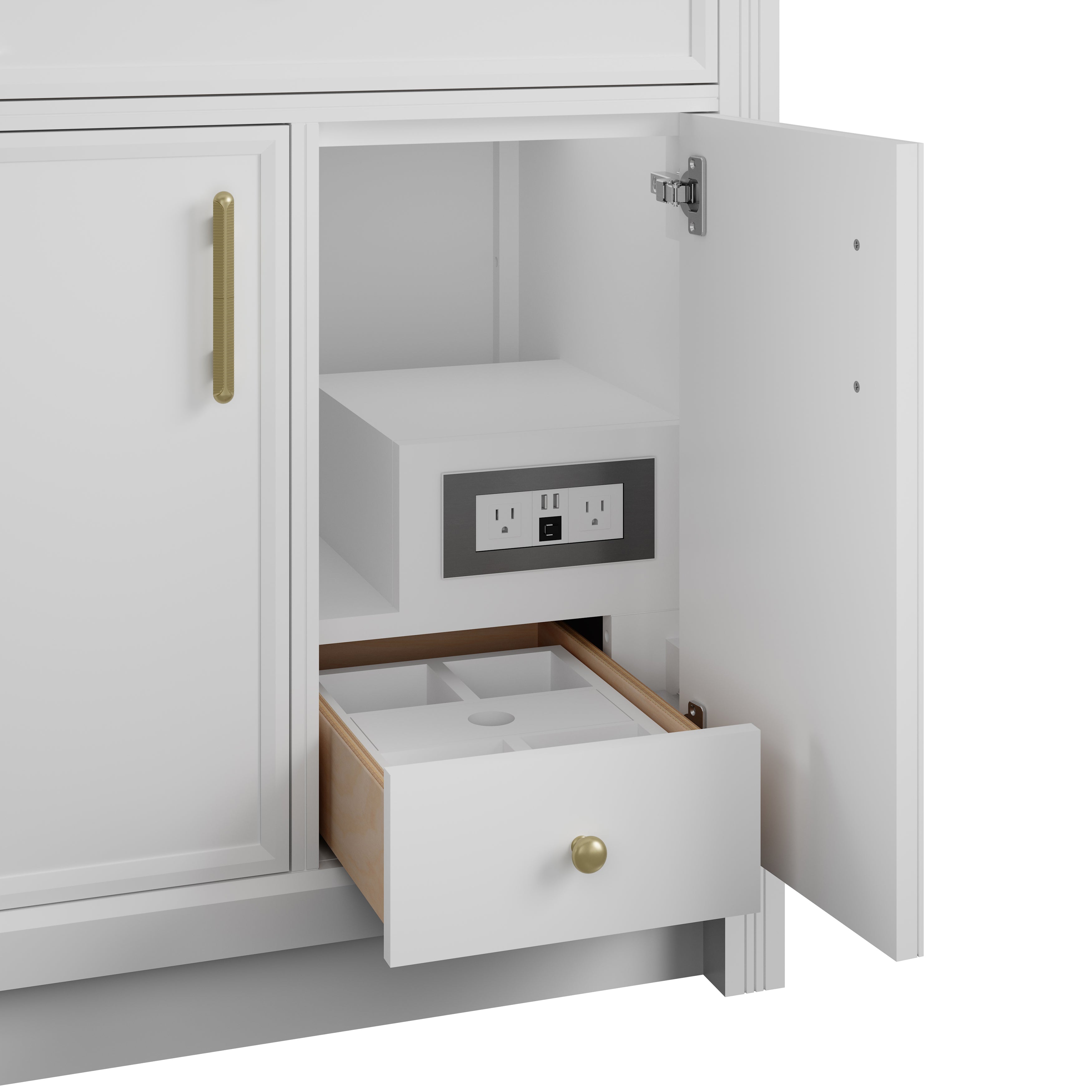 James Martin Bellshire 30" Single Vanity in Bright White with 3cm Countertop