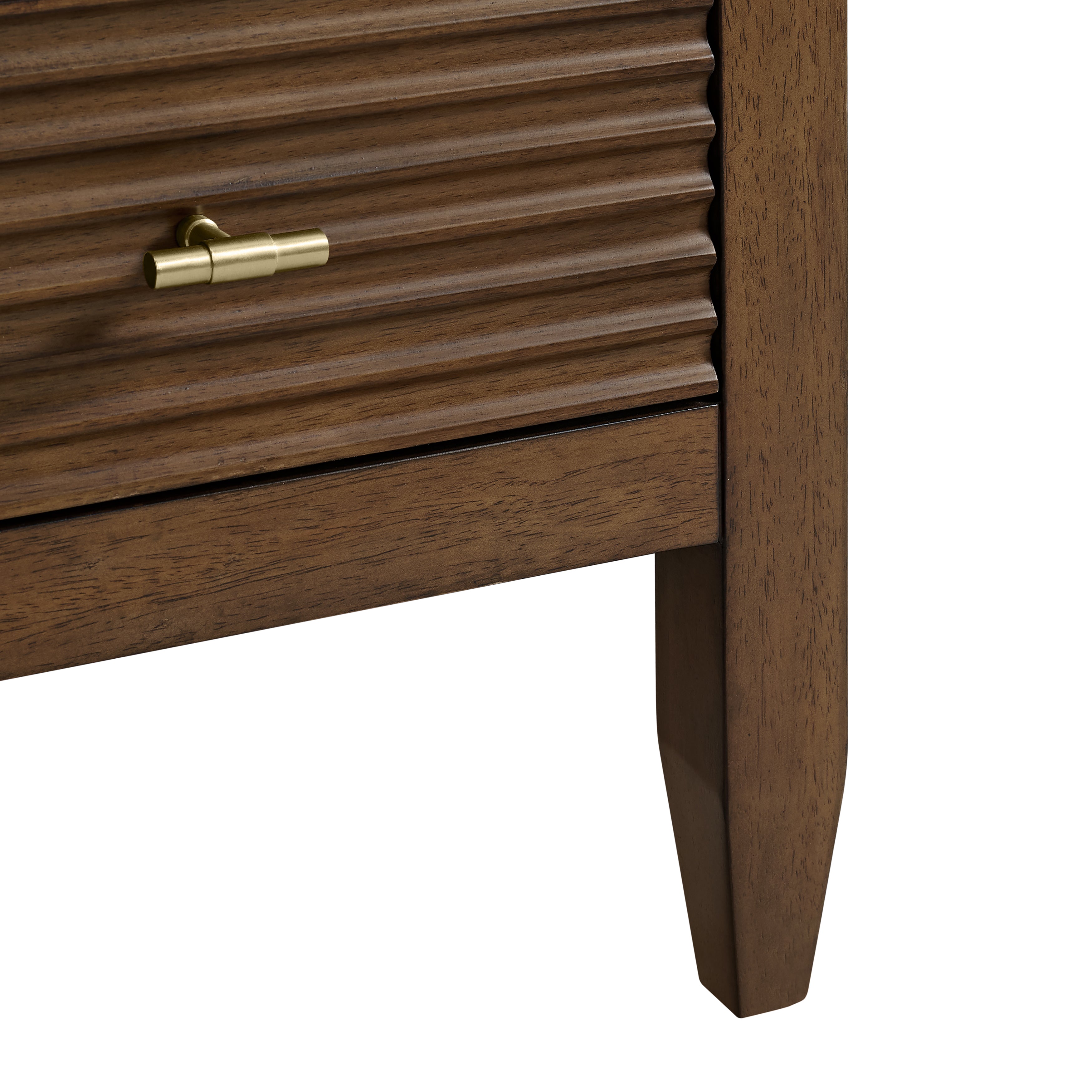 James Martin Myrrin 30" Single Vanity in Mid-Century Walnut with 3cm Countertop