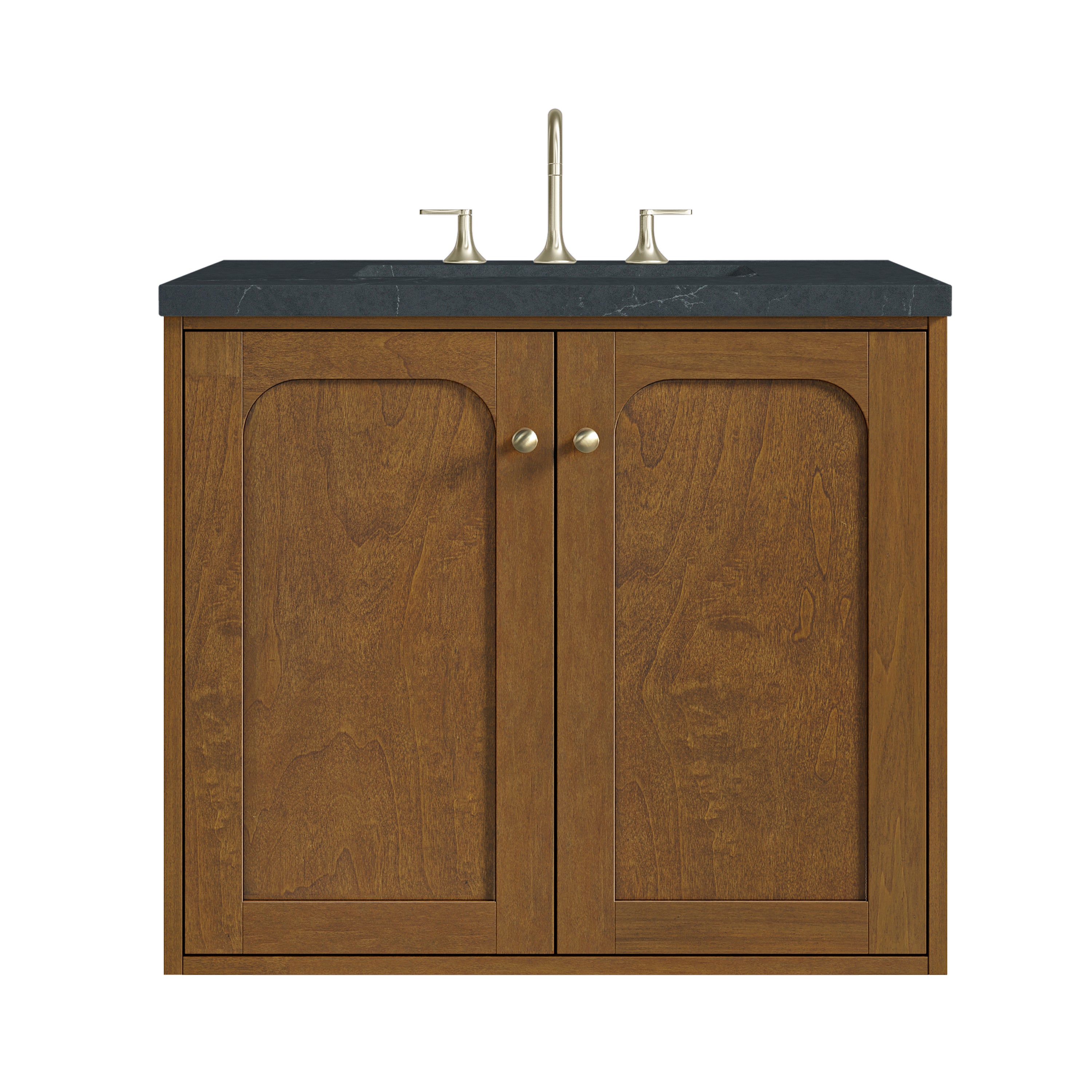 James Martin Laurent 30" Single Vanity in Honey Oak with 3cm Countertop
