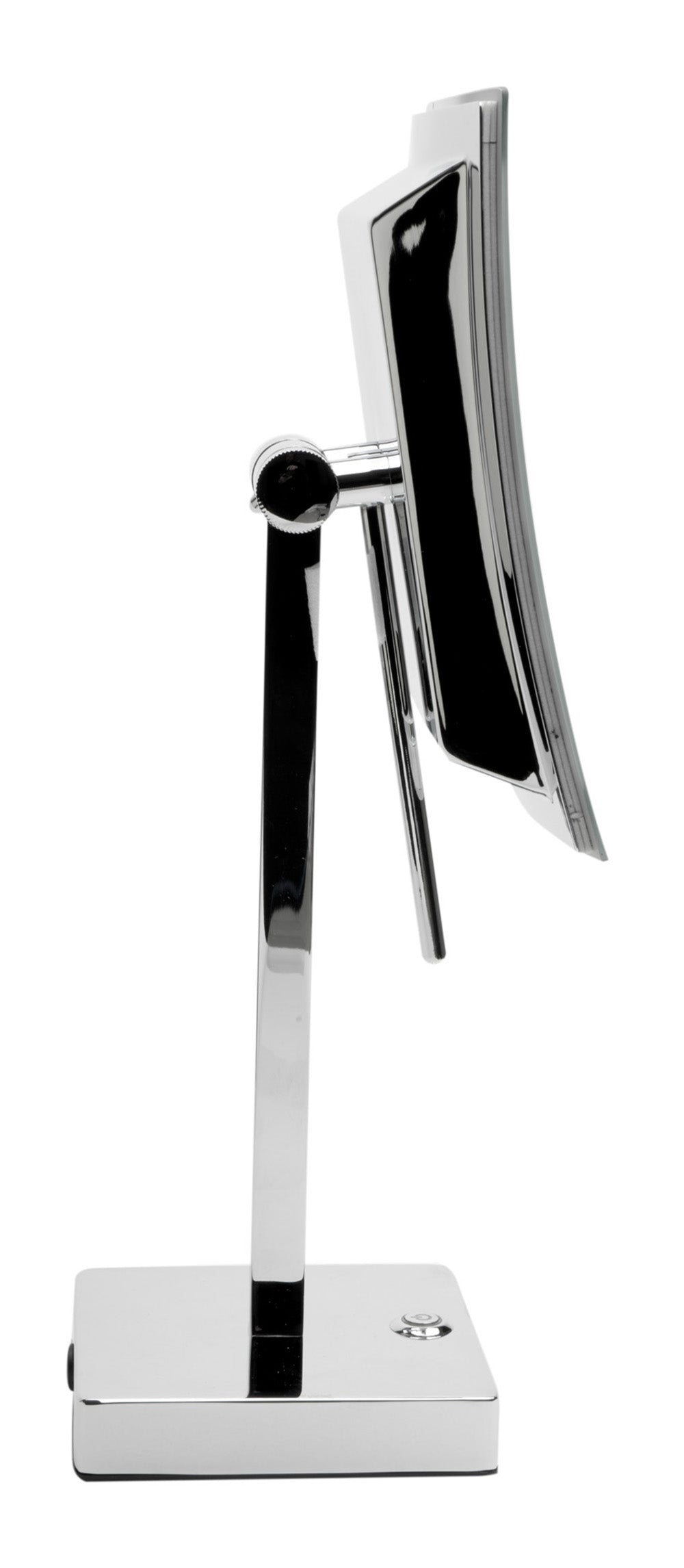 ALFI brand ABM8FLED Tabletop Square 8" 5x Magnifying Cosmetic Mirror with Light