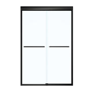 Maax Kameleon 40-44 x 71 in. 6 mm Bypass Shower Door for Alcove Installation with Clear glass in Matte Black