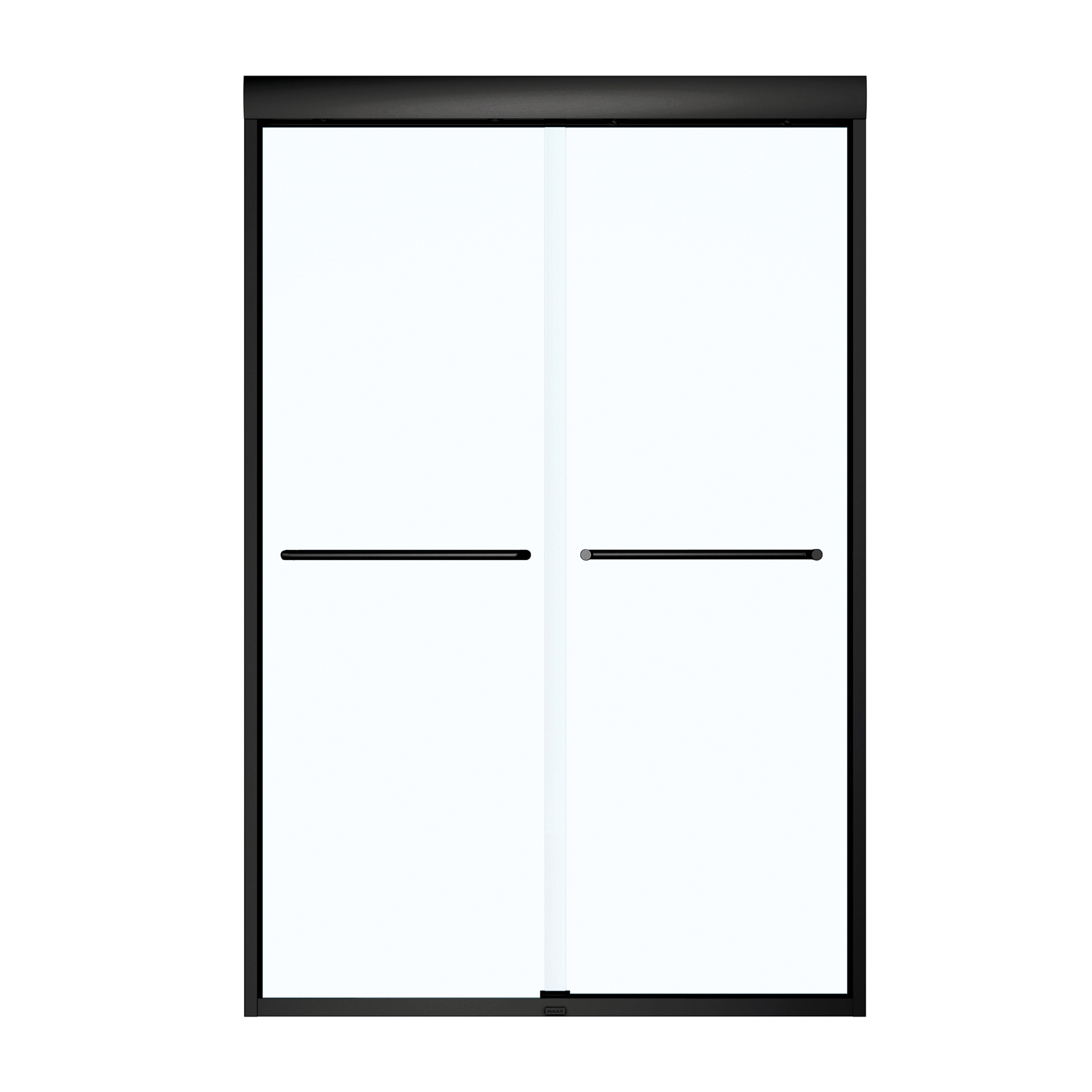 Maax Kameleon 40-44 x 71 in. 6 mm Bypass Shower Door for Alcove Installation with Clear glass in Matte Black