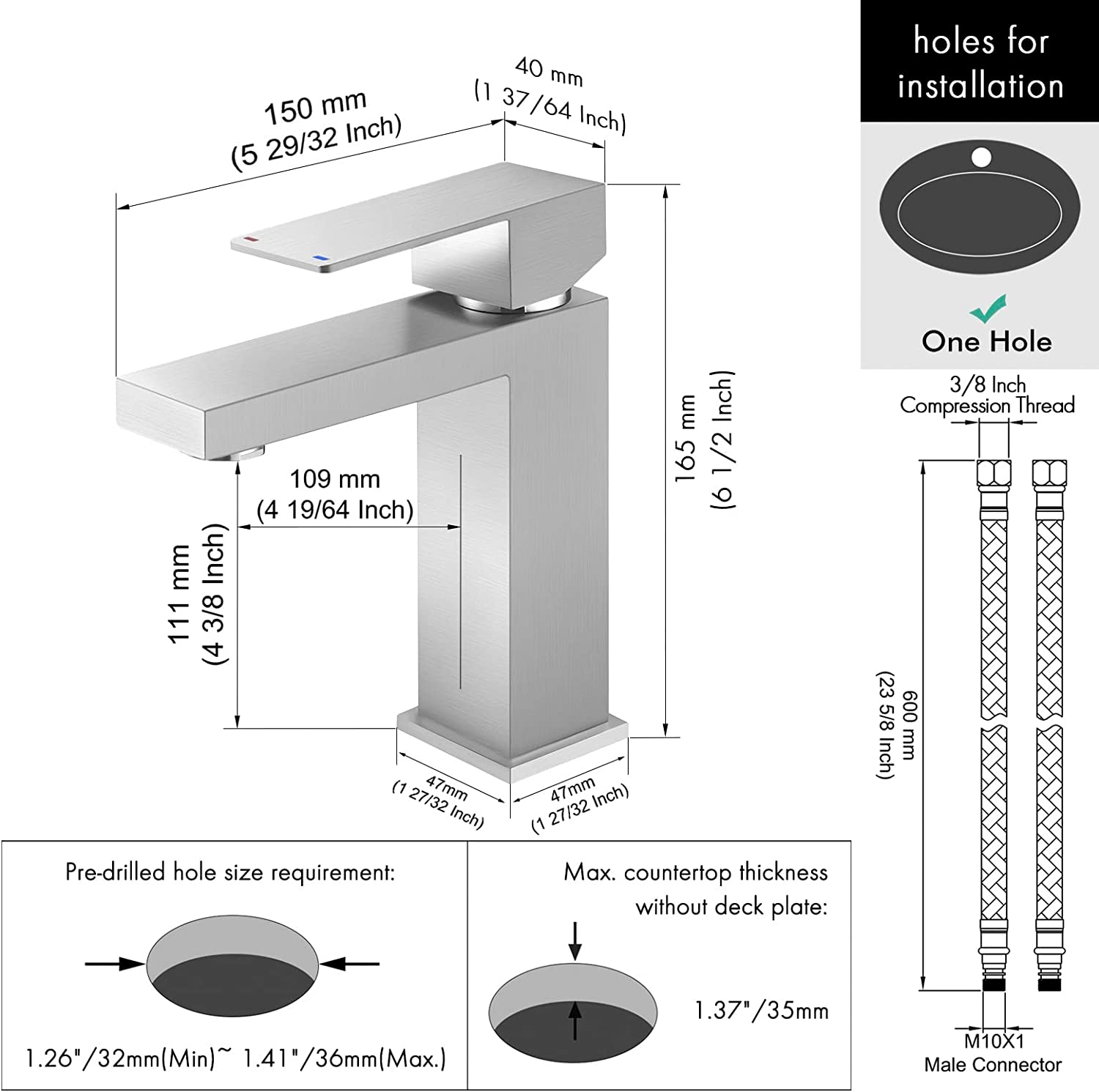 Chans Furniture B231 Karc Single Faucet