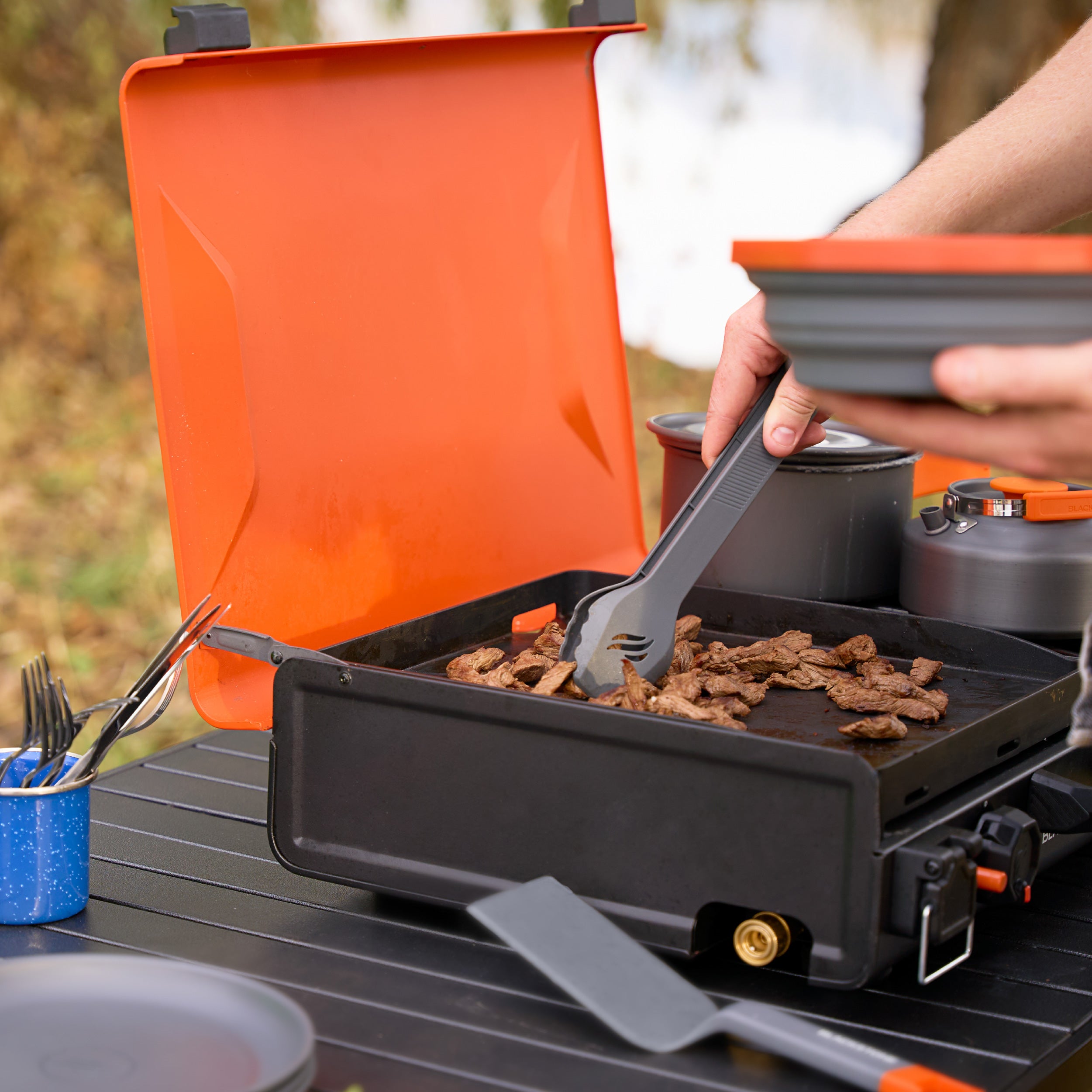 Blackstone 2364 - 12x14" Camping Griddle and Side Burner