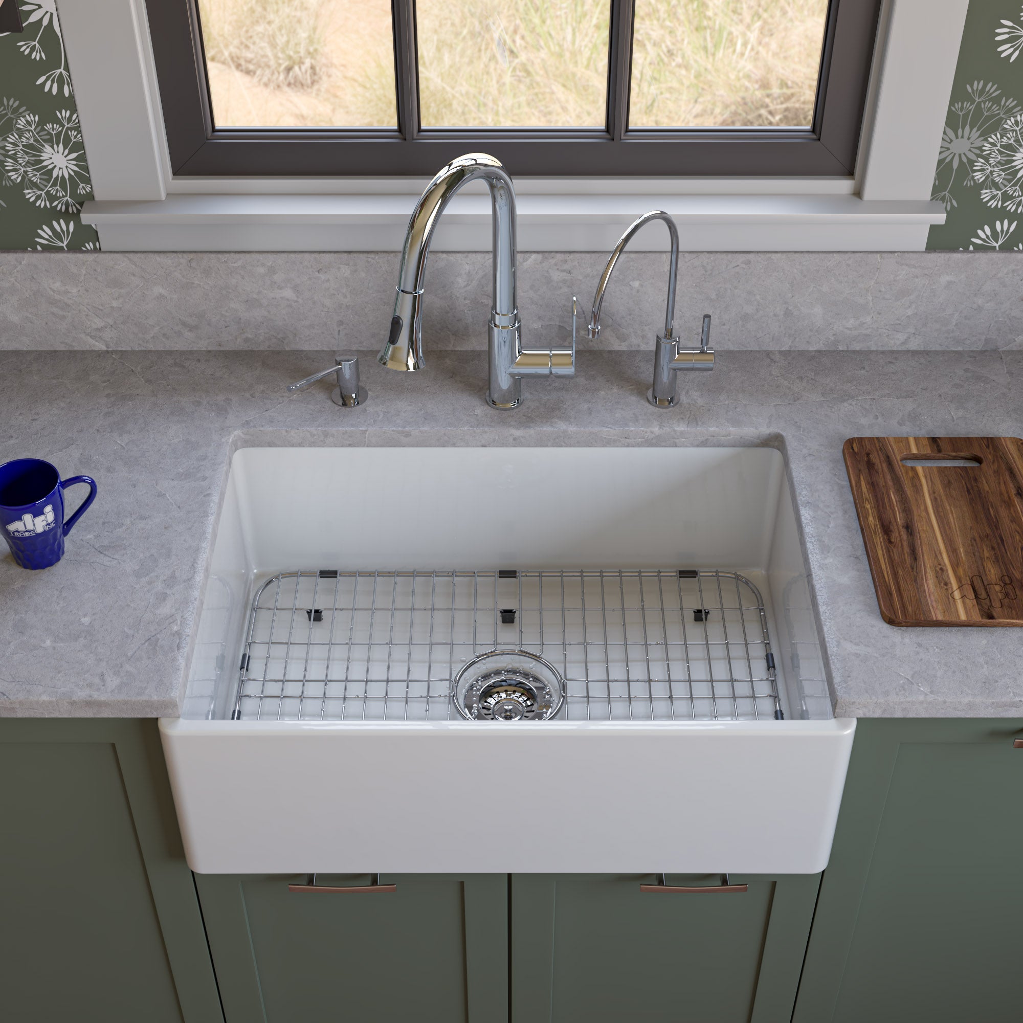 ALFI brand  GR510 Solid Stainless Steel Kitchen Sink Grid