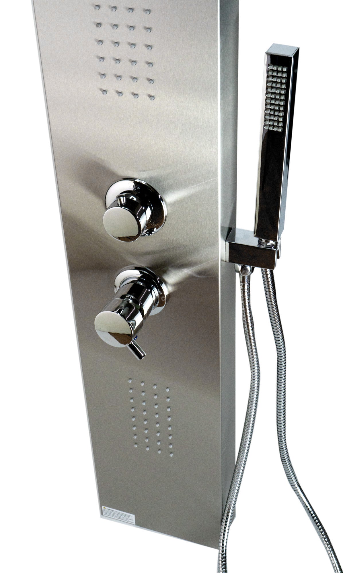 ALFI brand  ABSP20 Modern Stainless Steel Shower Panel with 2 Body Sprays