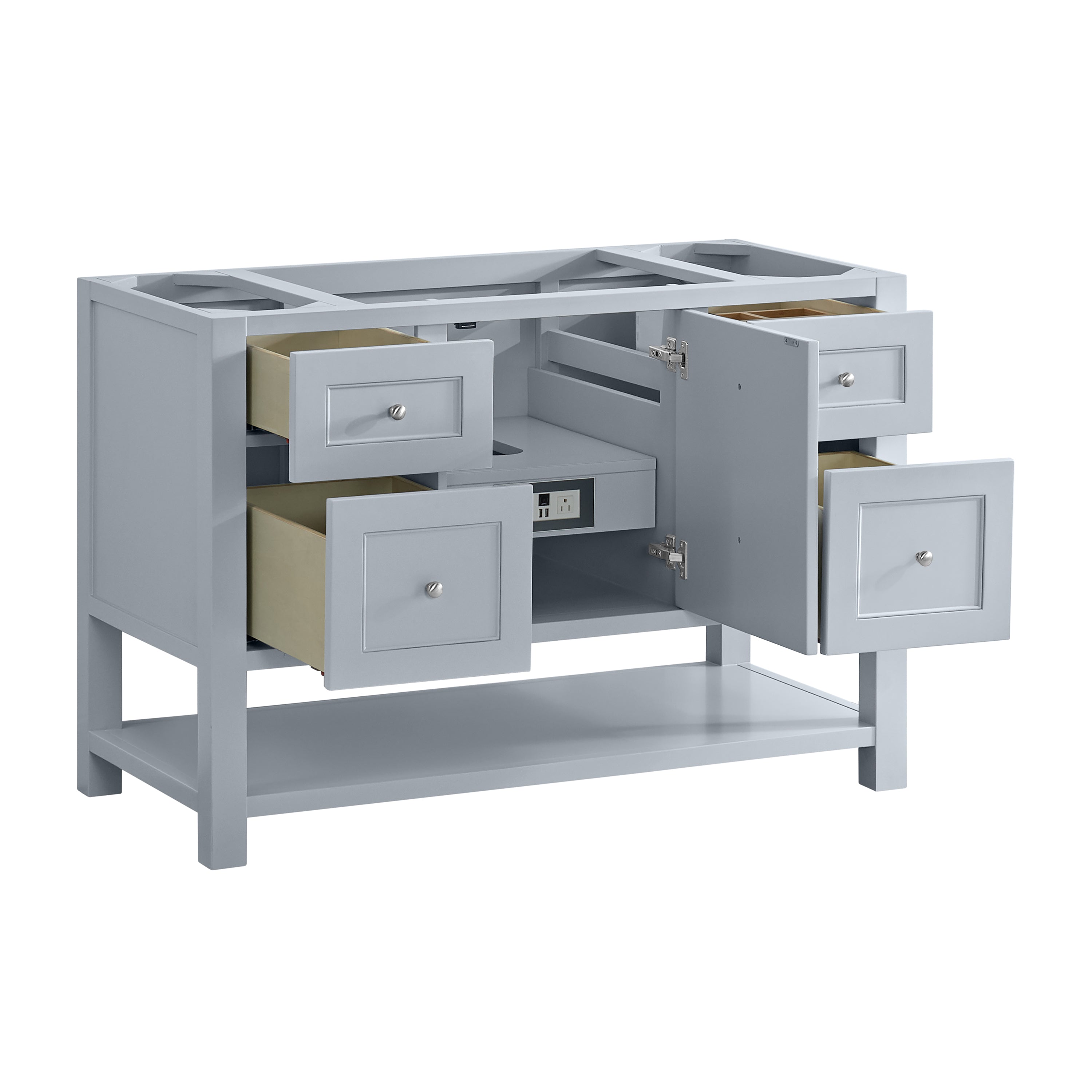James Martin Breckenridge 48" Single Vanity in Serenity Blue with 3cm Countertop