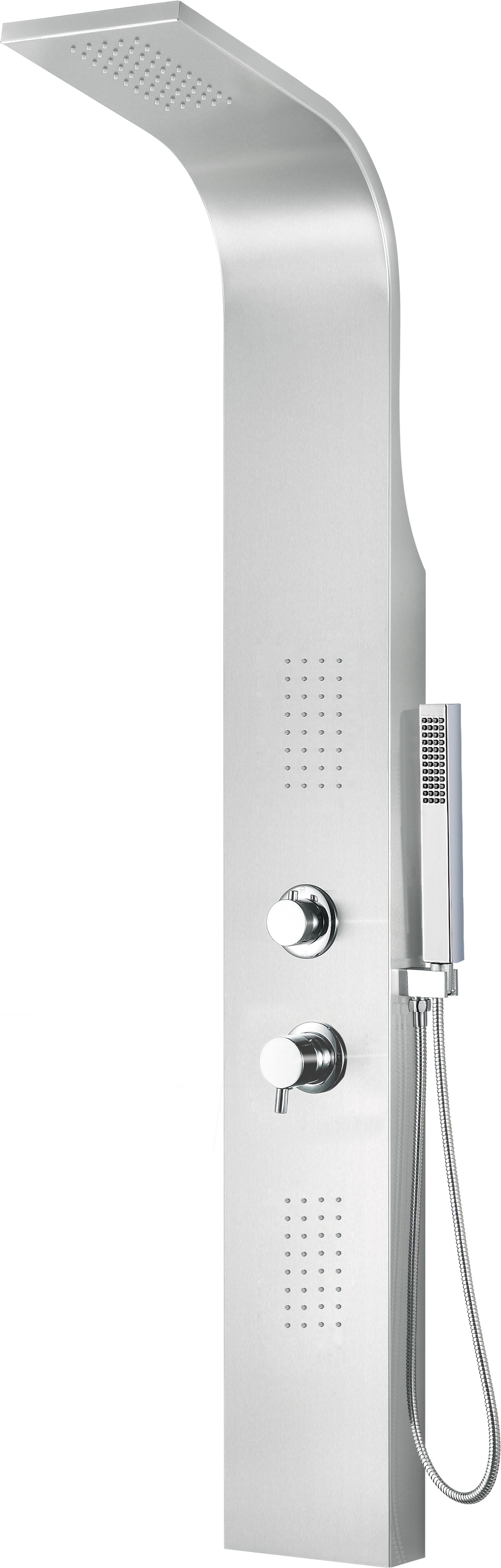 ALFI brand  ABSP20 Modern Stainless Steel Shower Panel with 2 Body Sprays
