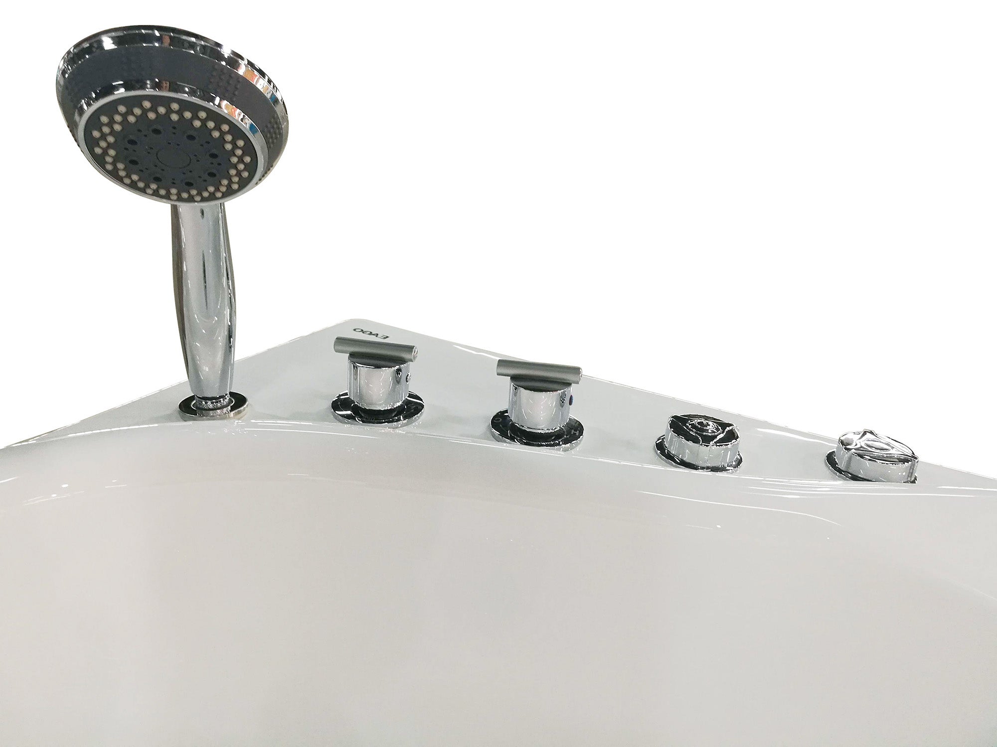 EAGO AM175-L  5" White Acrylic Whirlpool Bathtub - Drain on Right