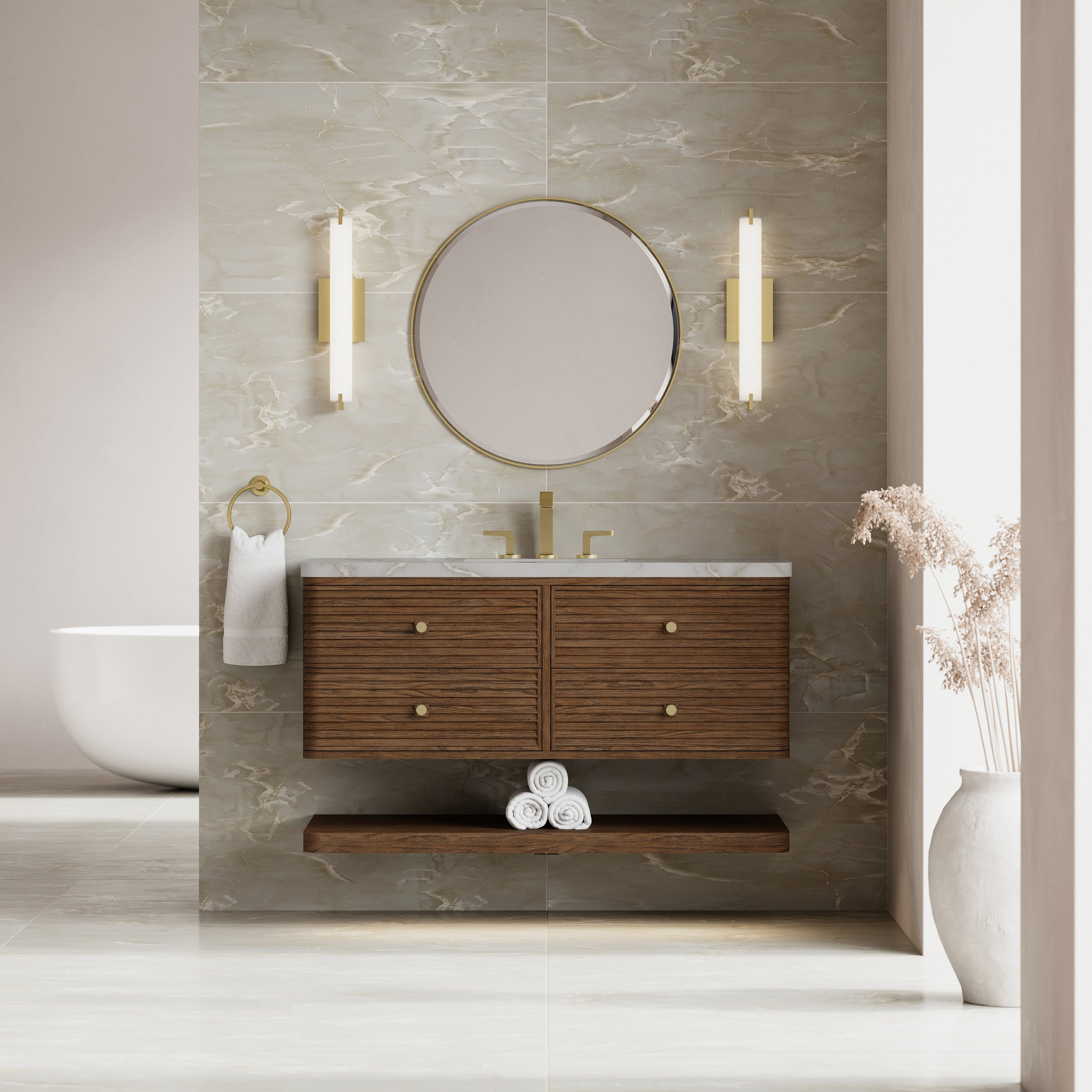 James Martin Allamari 48" Single Vanity in Sable with 3cm Countertop