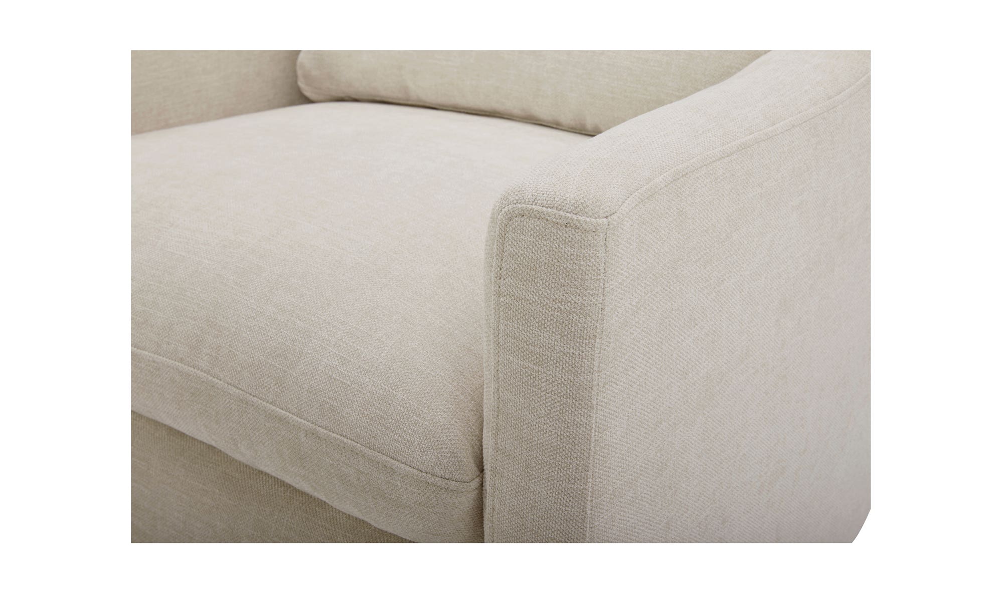 Moes Linden Swivel Chair Soft Beige KQ-1029