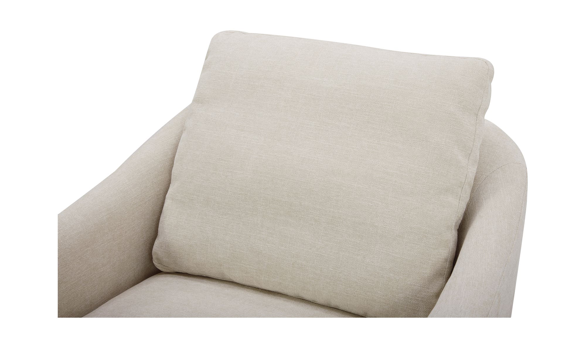 Moes Linden Swivel Chair Soft Beige KQ-1029