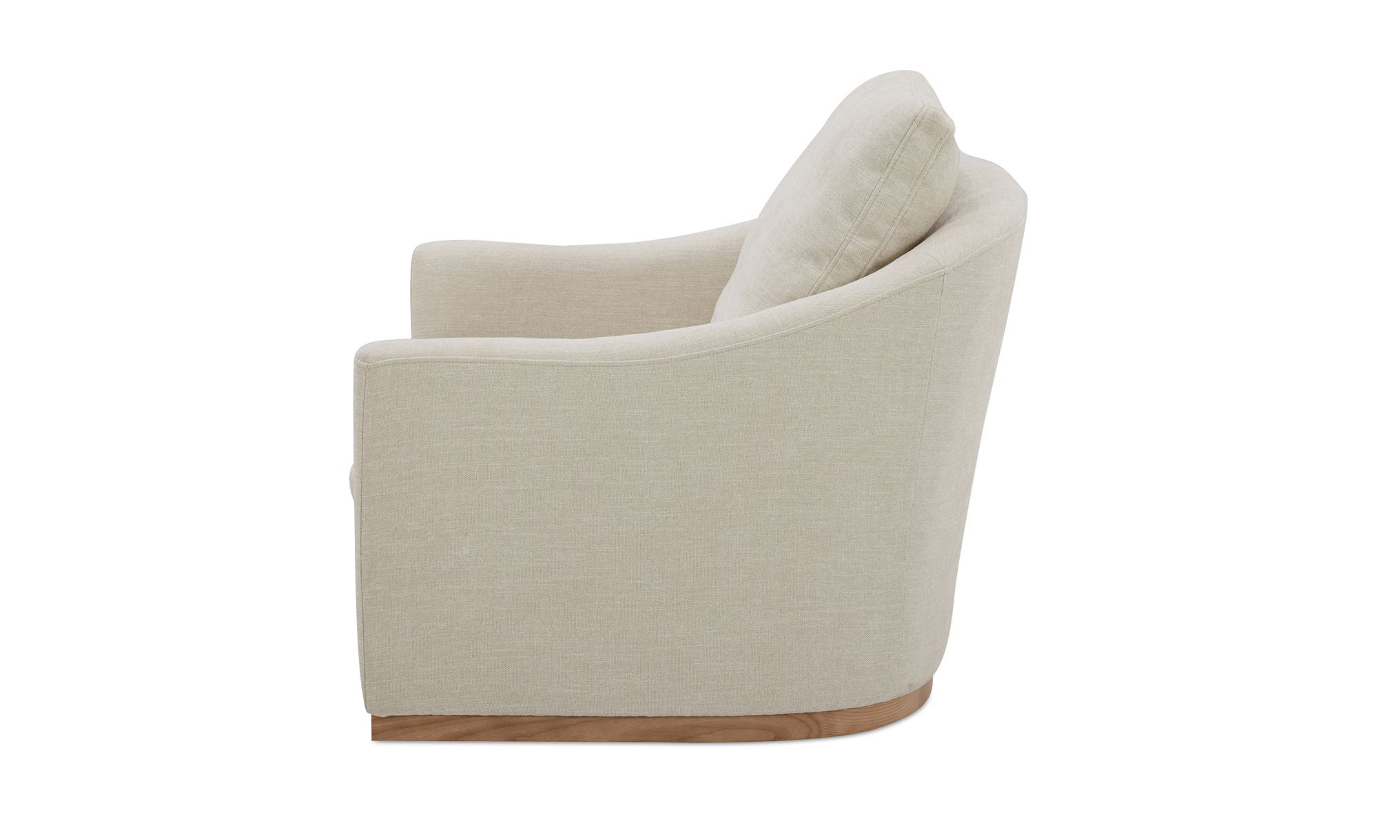 Moes Linden Swivel Chair Soft Beige KQ-1029