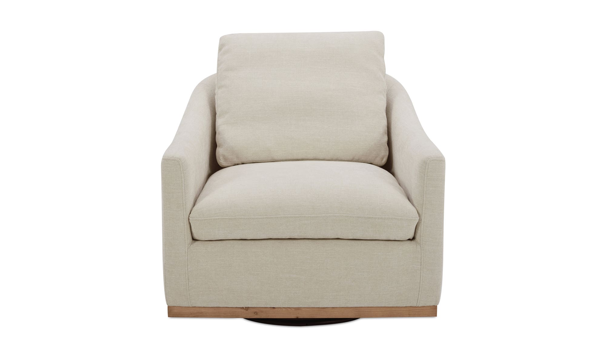 Moes Linden Swivel Chair Soft Beige KQ-1029