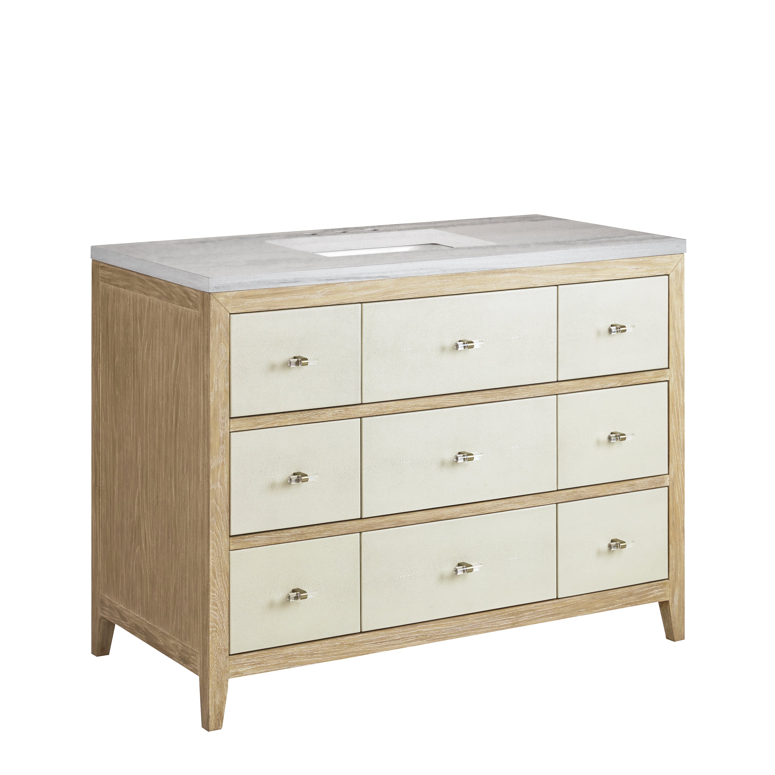 James Martin Celeste 48" Single Vanity in Sunwashed Oak with 3cm Countertop