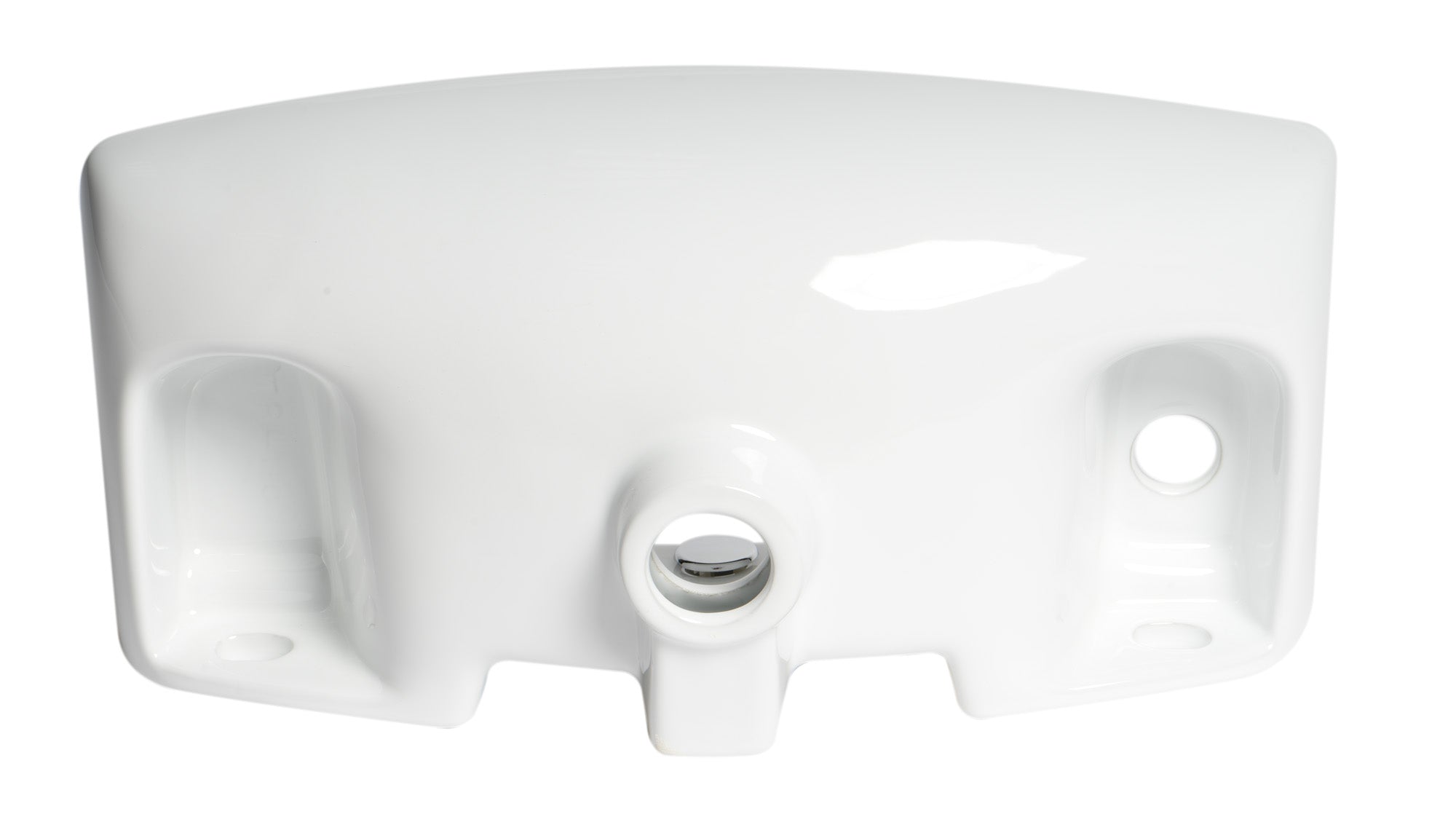 ALFI brand  ABC115 White 20" Small Wall Mounted Ceramic Sink with Faucet Hole