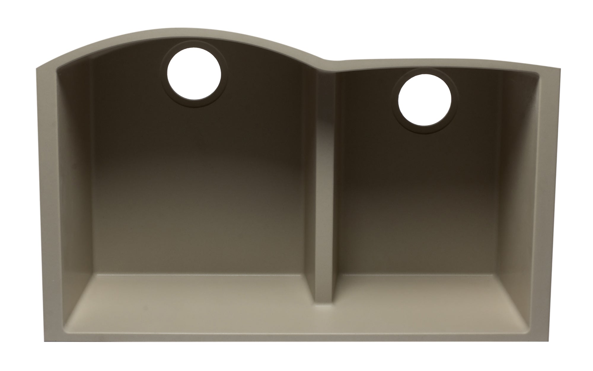 ALFI brand AB3320UM 33" Double Bowl Undermount Granite Composite Kitchen Sink