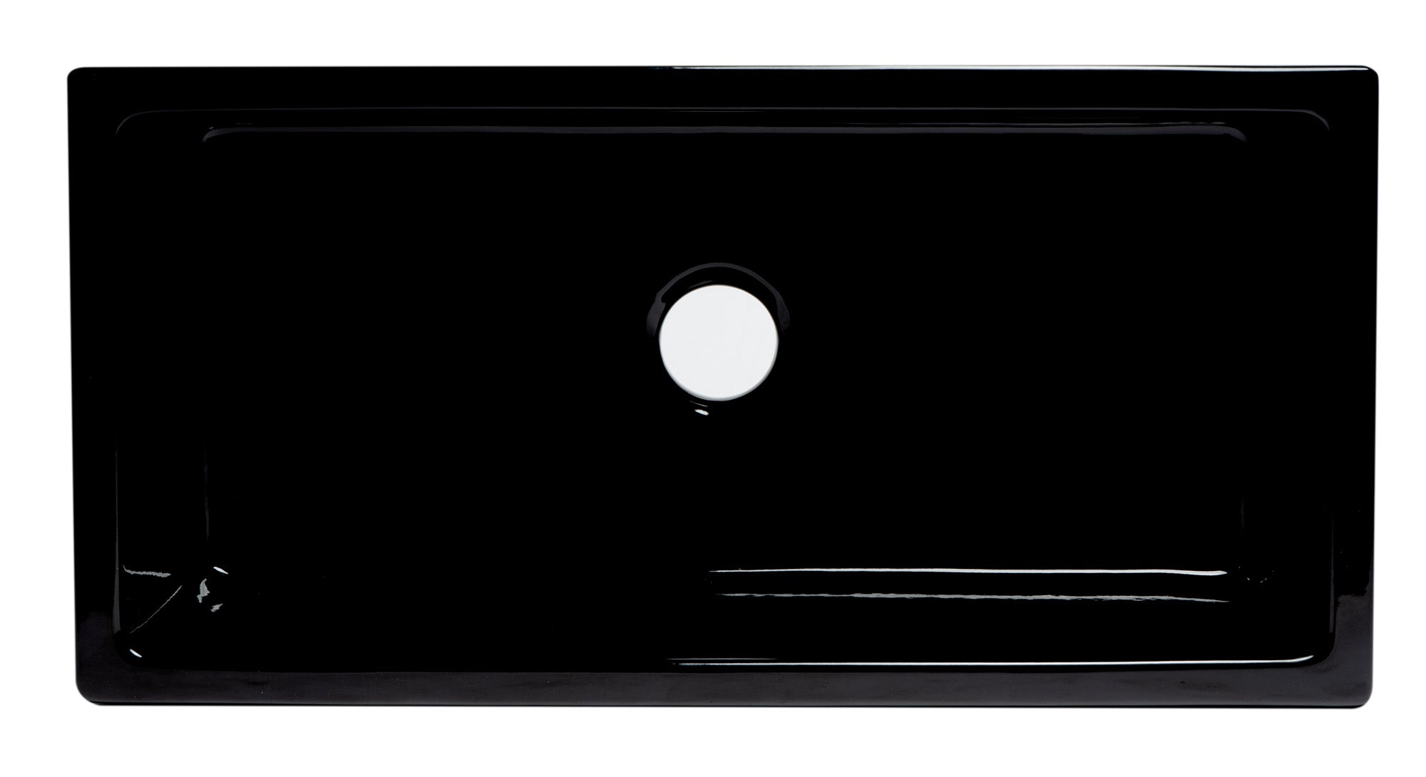 ALFI brand AB3618HS Reversible Smooth / Fluted Single Bowl Fireclay Farm Sink