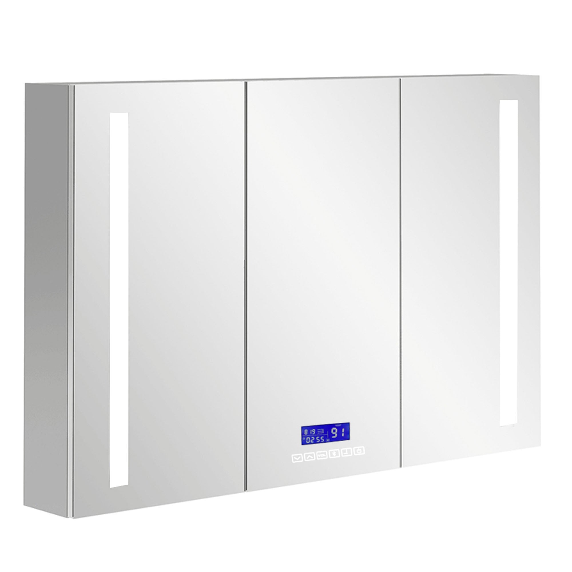 ALFI brand  ABMC4228BT 42" x 28" Triple Door LED Light Bluetooth Medicine Cabinet
