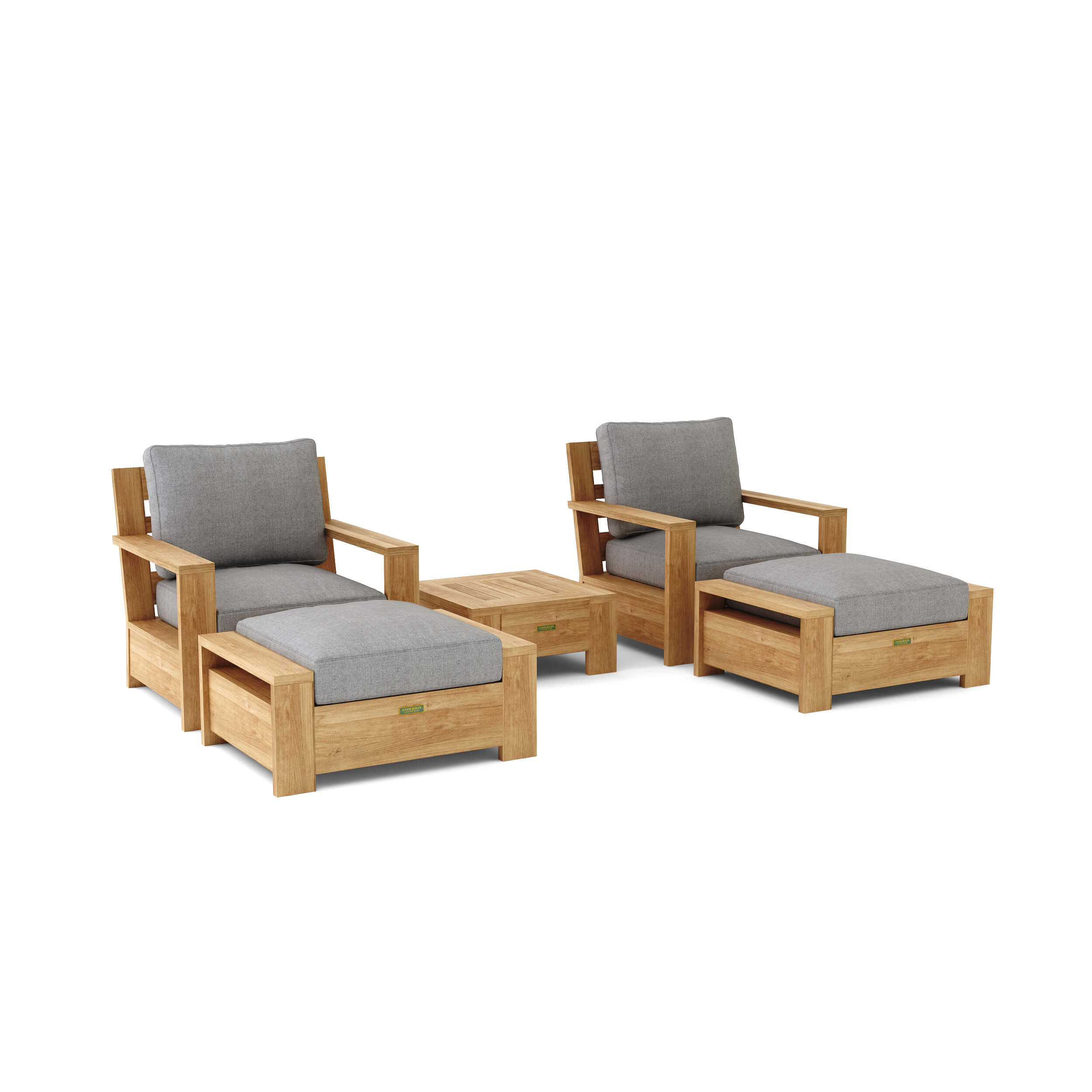 Set-524 5-Pc Madera Deep Seating
