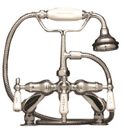 MAIDSTONE Clawfoot Tub Rim Mount Downspout Faucet with Handshower
