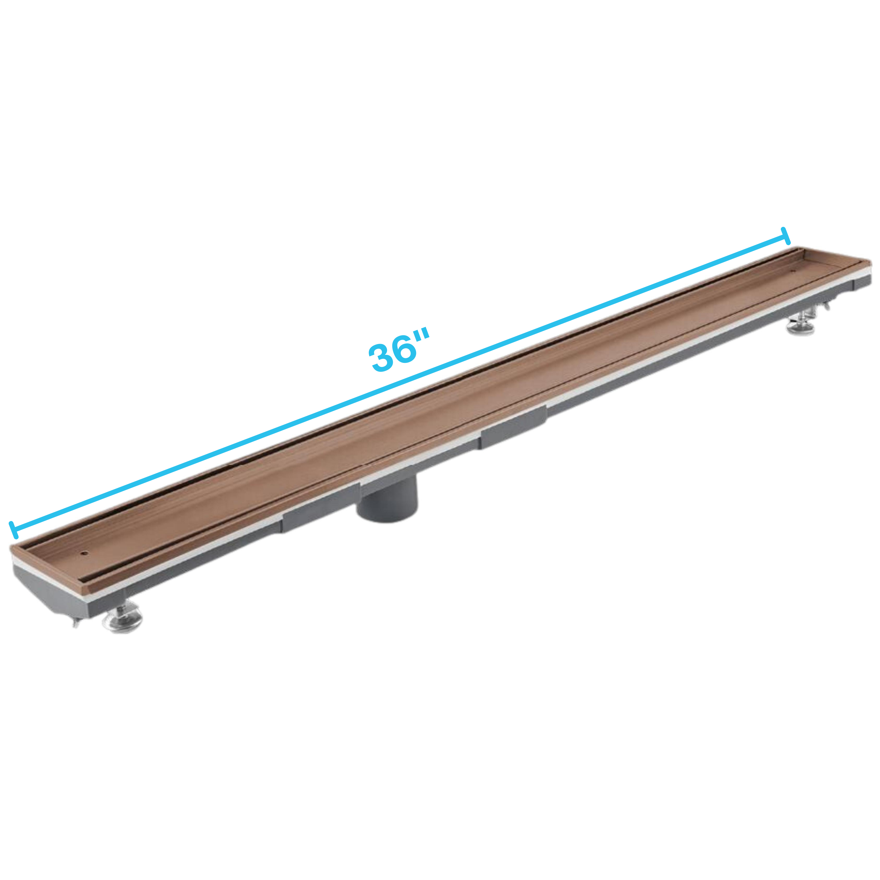 Mist (Tile-In) Adjustable Kit Lagos Linear Drain 2" outlet