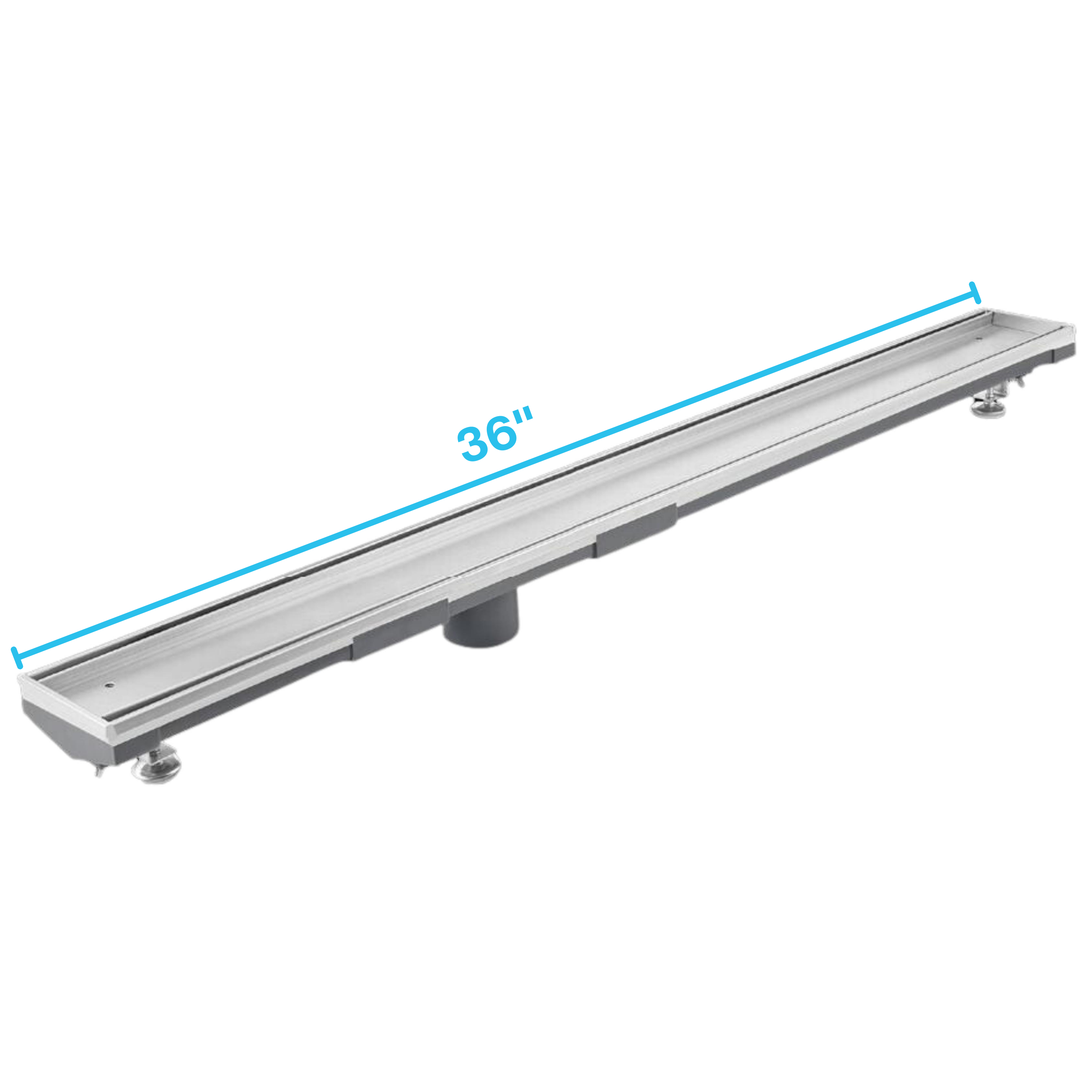 Mist (Tile-In) Adjustable Kit Lagos Linear Drain 2" outlet