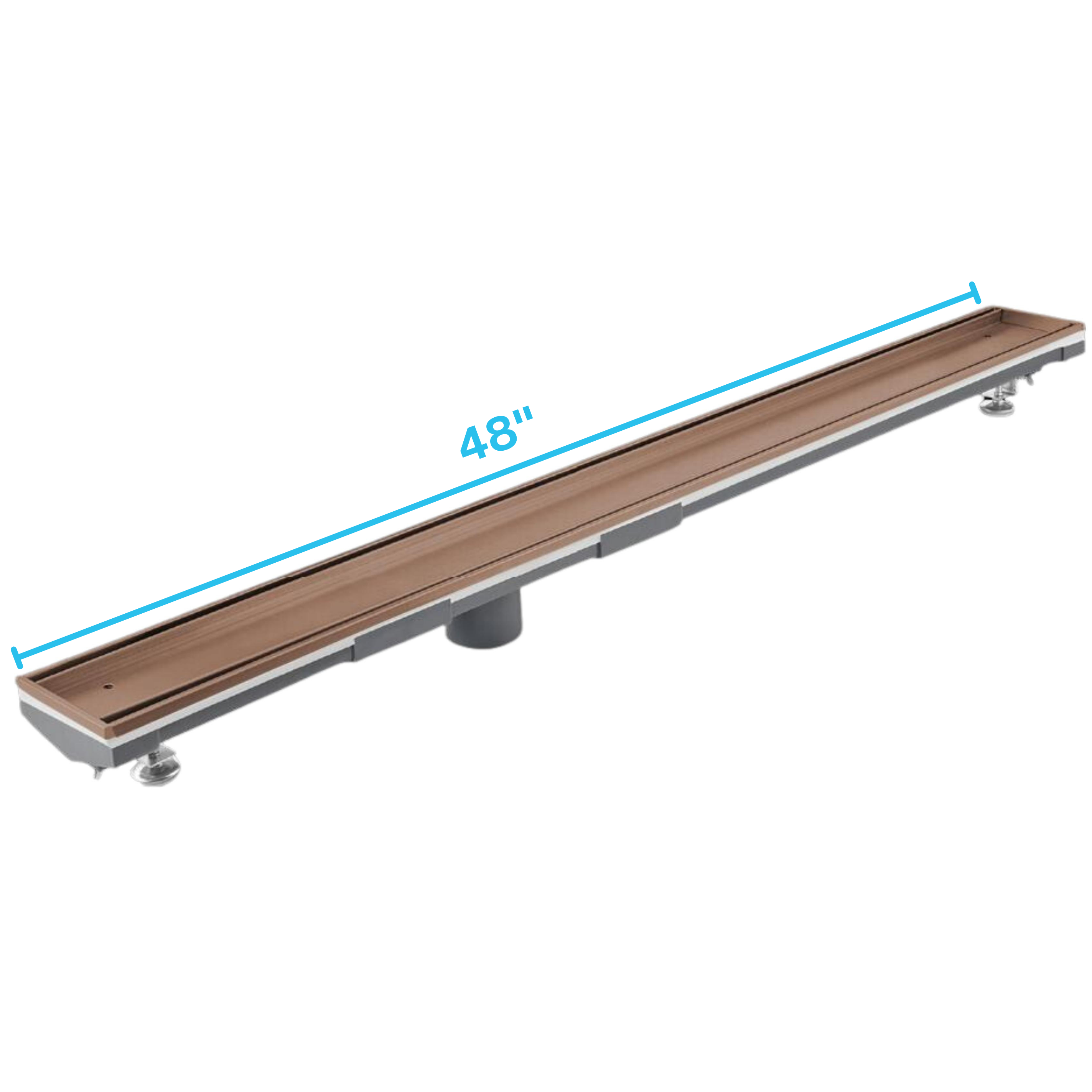 Mist (Tile-In) Adjustable Kit Lagos Linear Drain 2" outlet